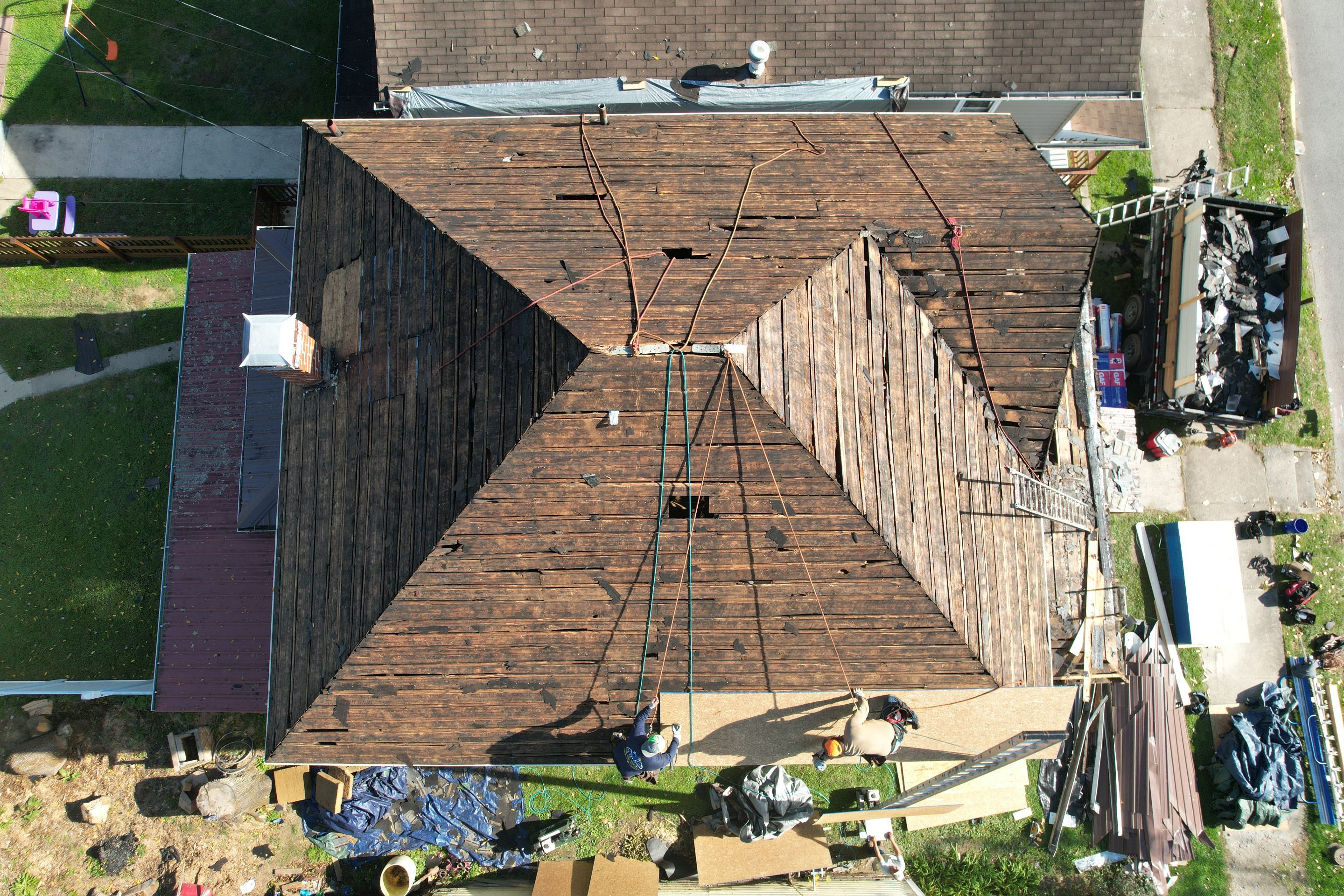 Residential Roofing Installation using GAF Timberline HDZ Pewter Gray by Rainstoppers Roofing
