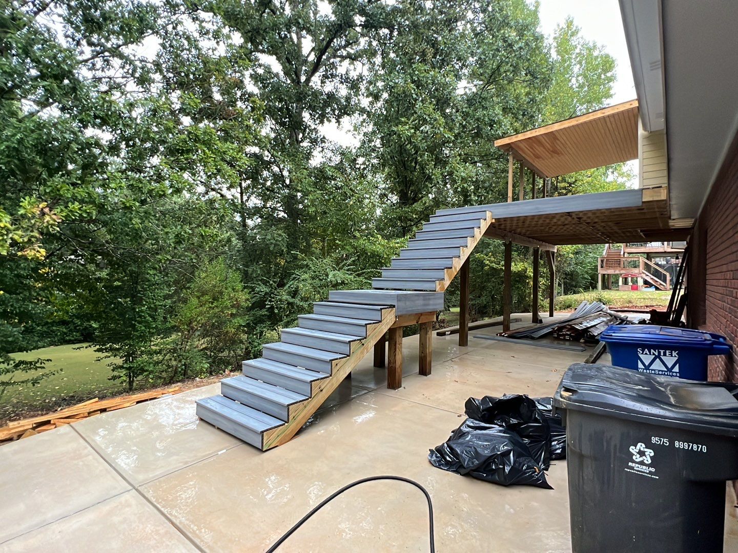 South Trace Lane - Deck Installation and Chimney Repair by Pillar and Pine