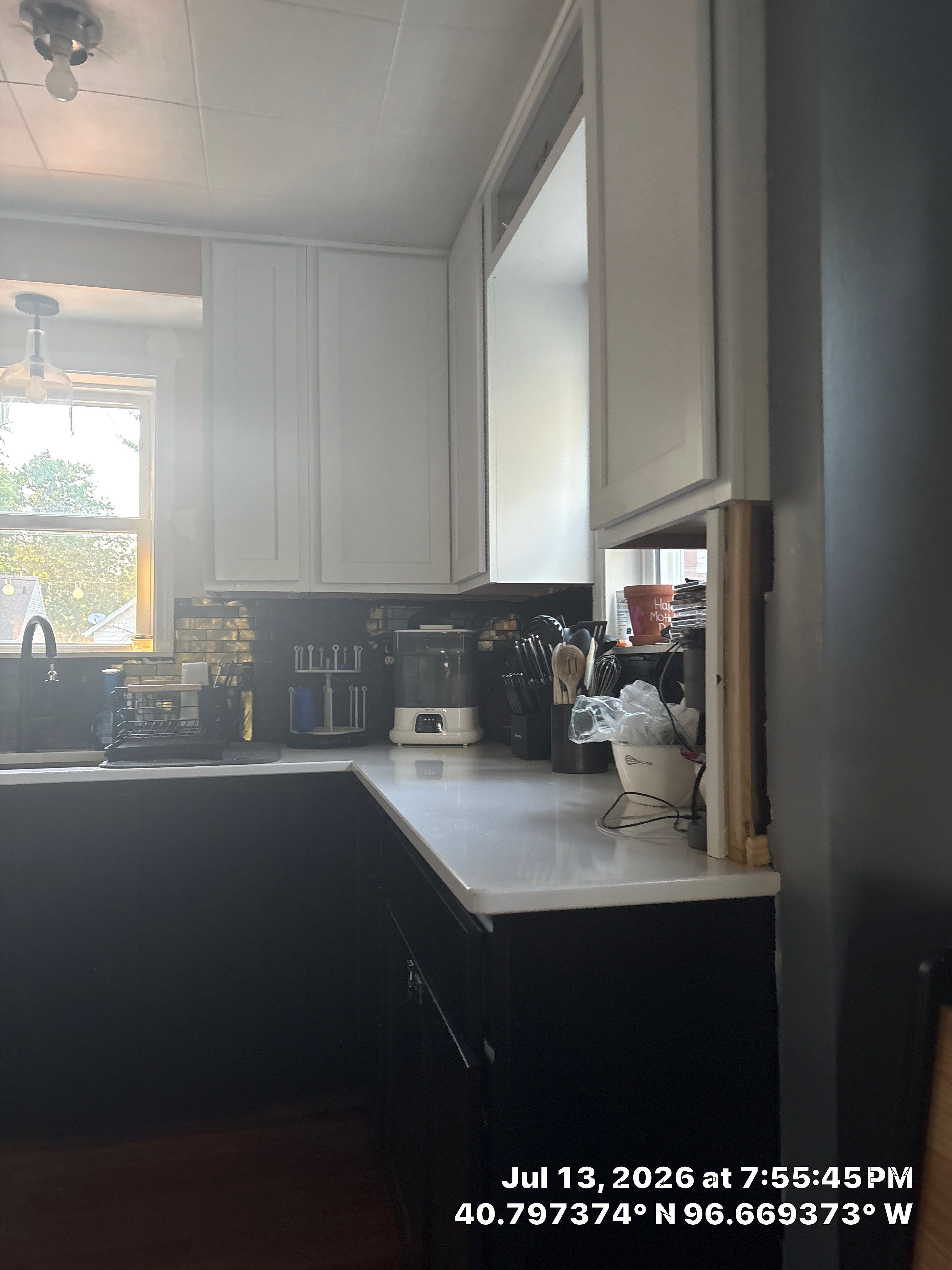 Lincoln Kitchen Remodel Featuring Two-Tone Cabinetry and Quartz Countertops by CompanyCam Sales Demo