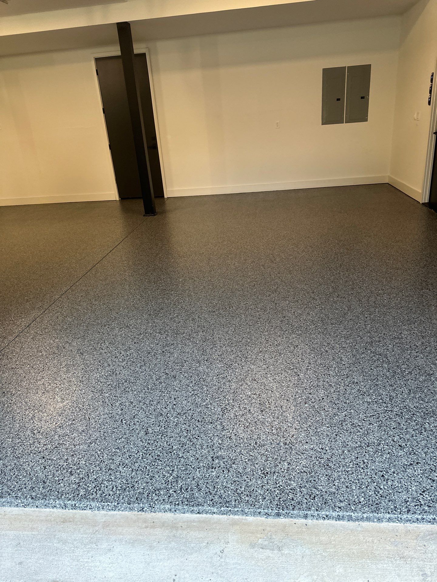 Garage Floor Coating using Nightfall by My Garage Floor Guys