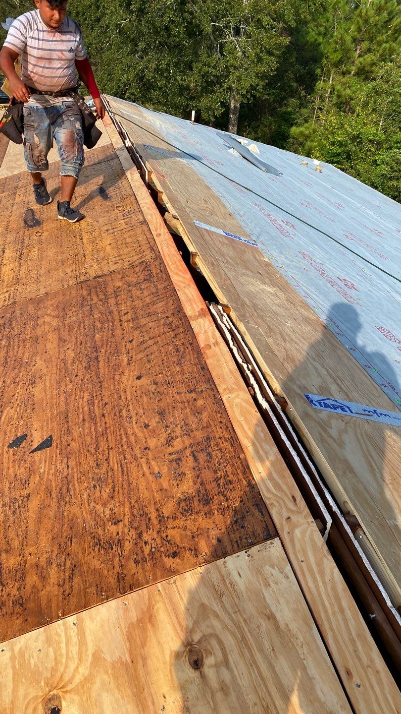 Residential Roofing Installation using Roof Replacement by American Roofing & Construction LLC