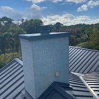 24ga 1.5" Mechanical Seam Charcoal Gray  by Total Roofing System The Metal Roof Experts