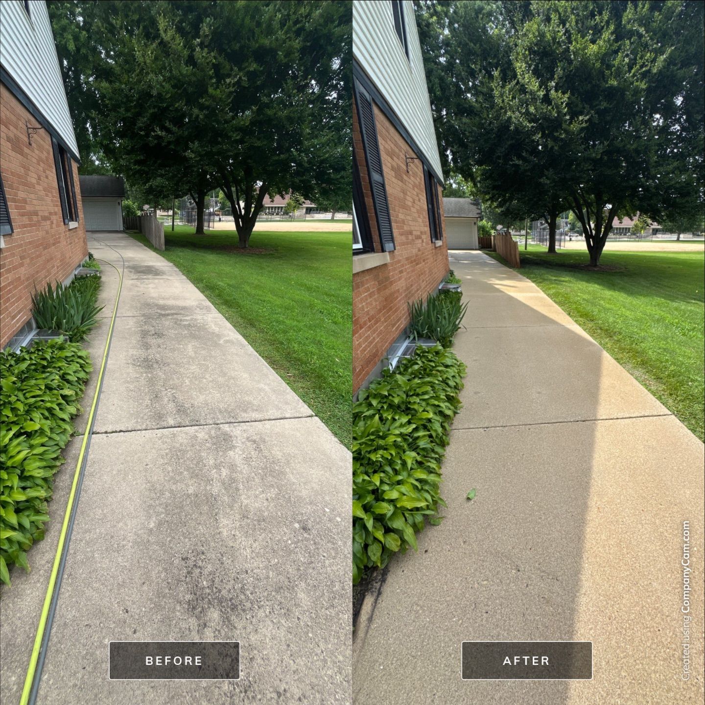 Project in Mt Prospect by Simmons Power & Soft Washing