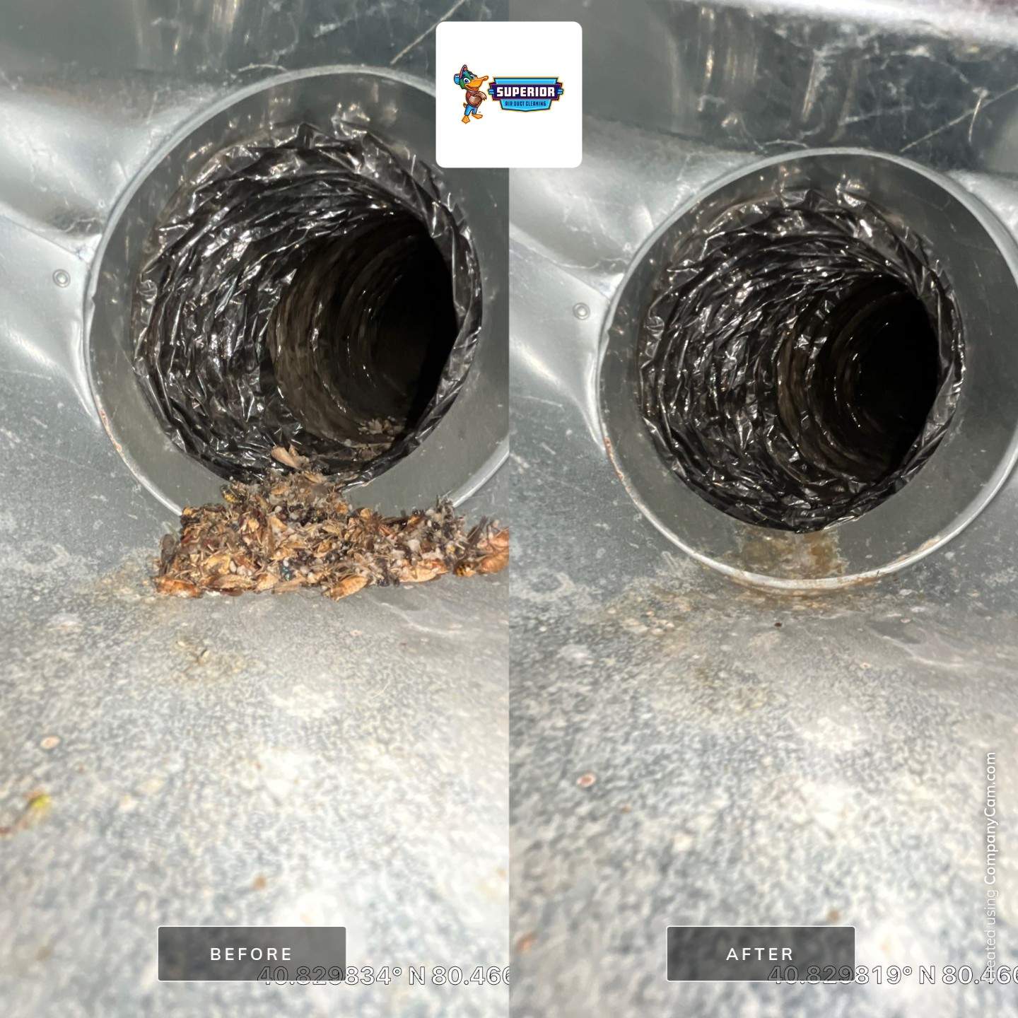 Air Duct Cleaning With a Vacuum Truck in Enon Valley, PA by Superior Air Duct Cleaning