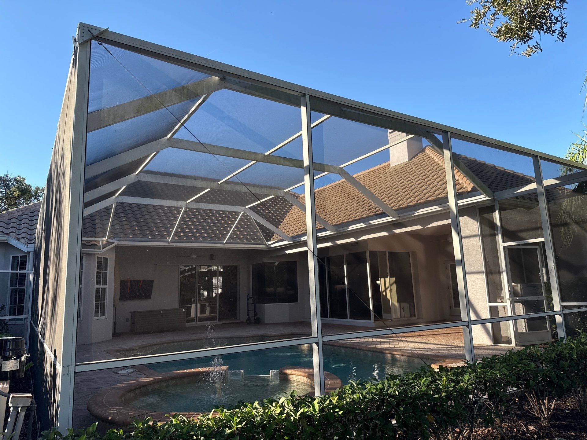House Wash, Pool Deck & Screen Enclosure Cleaning | University Park, Sarasota FL by Sunshine AquaWash