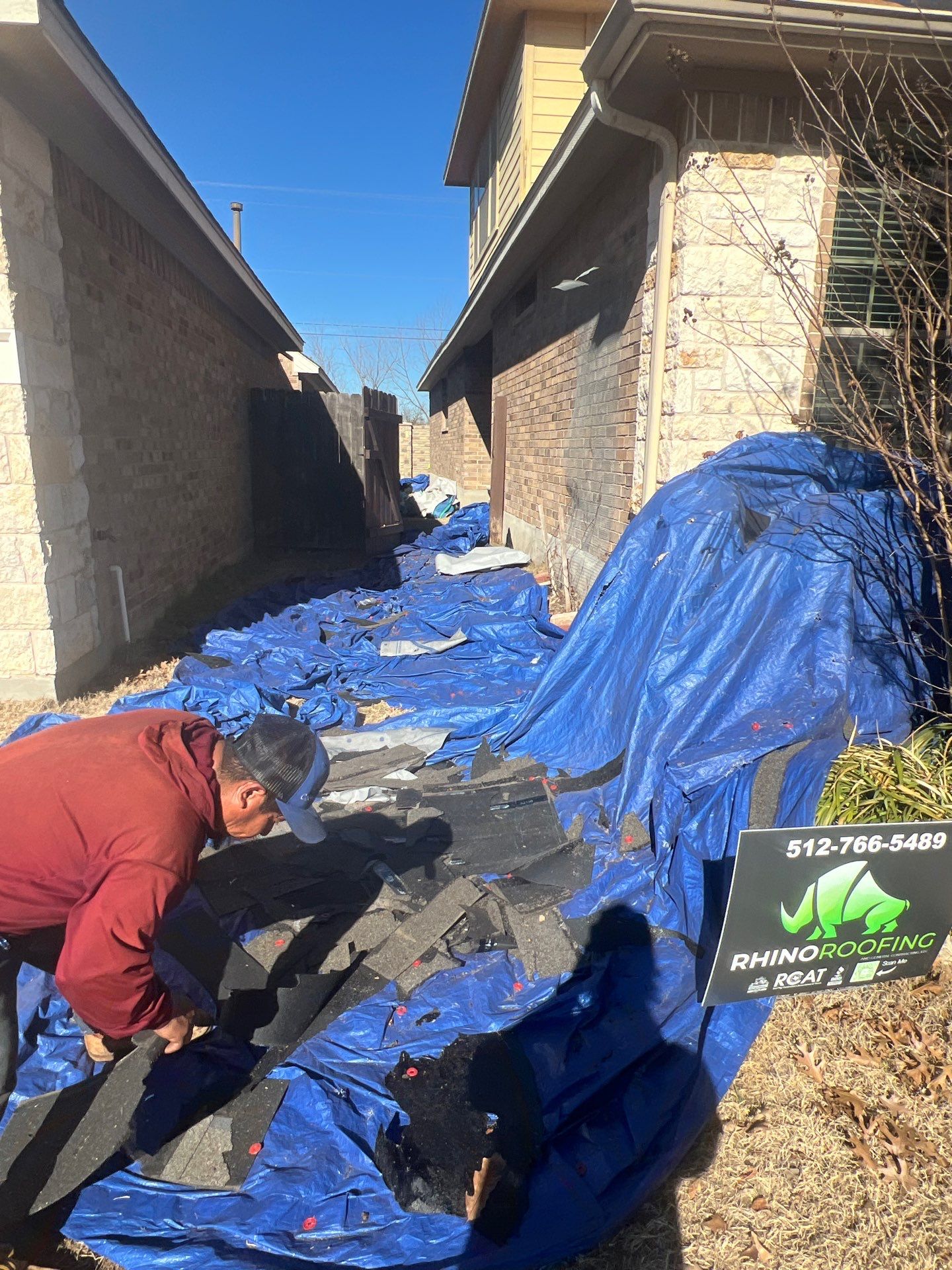 Project in Austin by Rhino Roofing and General Contracting, LLC