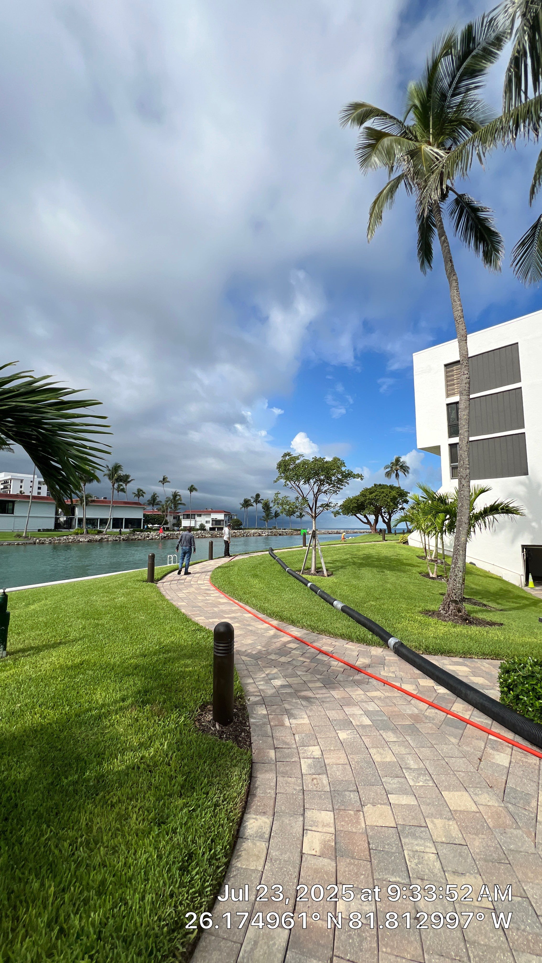 Naples Condo Complex Stormwater System Maintenance and Hurricane Cleanup by APS Power & Water