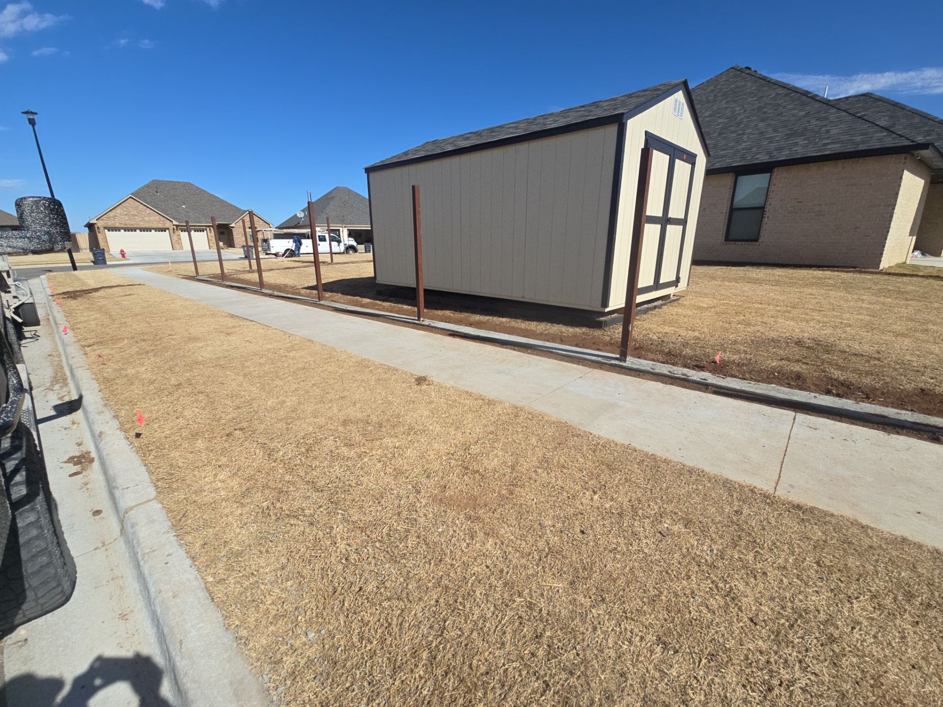 Concrete Sidewalk And Footer by Clays Services Inc