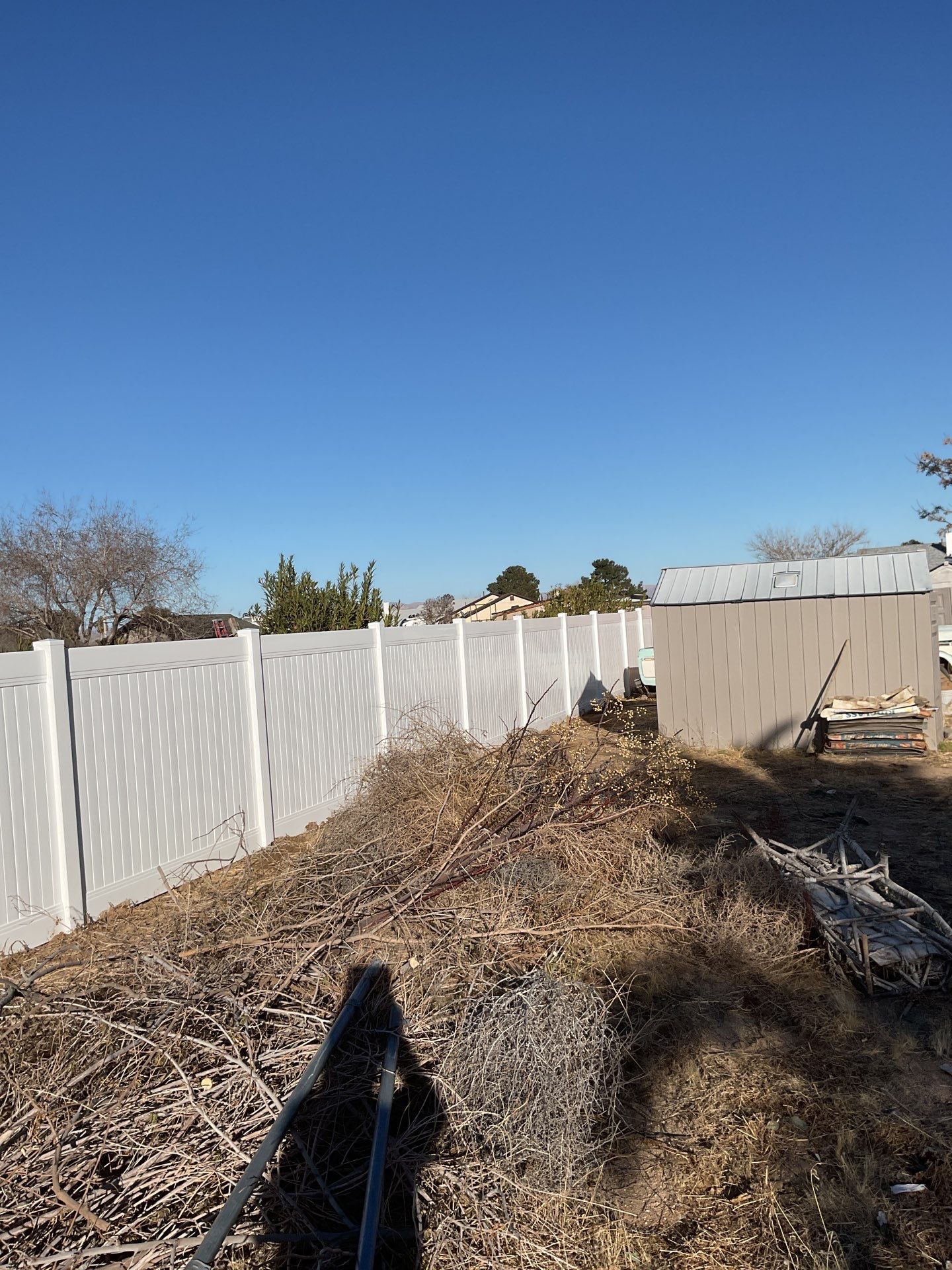 Fence Installation using Vinyl by Fence Guys Inc.