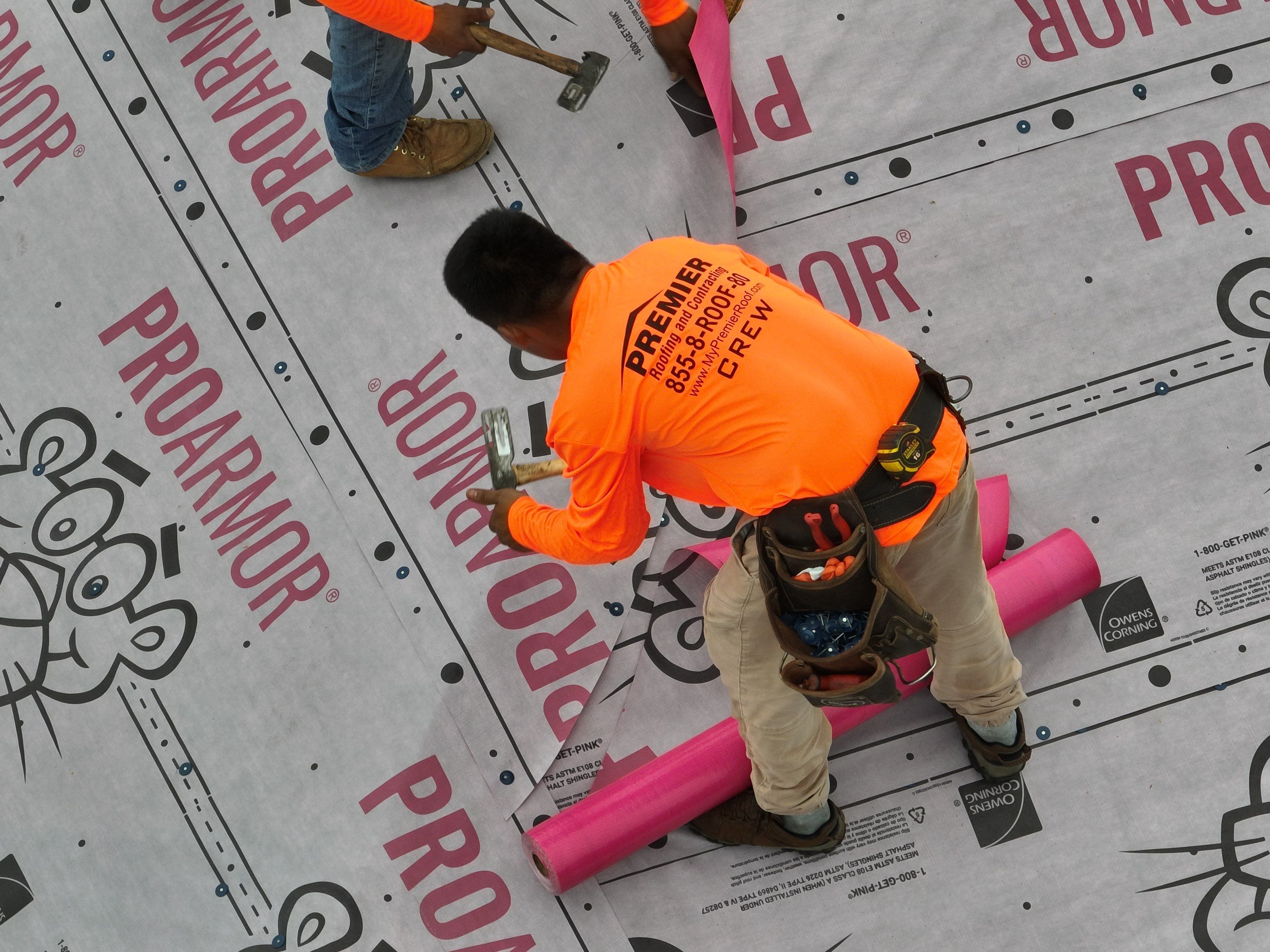 Residential Roof Replacement using Owens Corning Duration Shingles - Onyx Black by Premier Roofing and Contracting