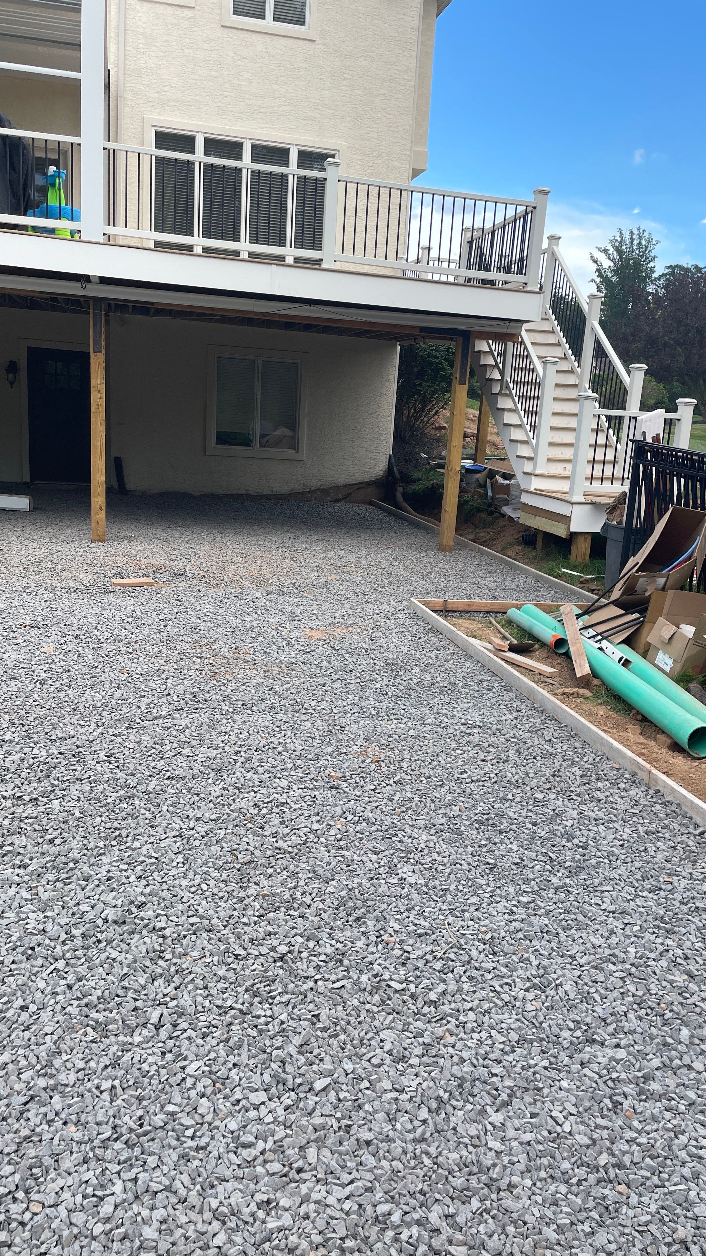 Stamped concrete pool deck  by Architectural Concrete Design