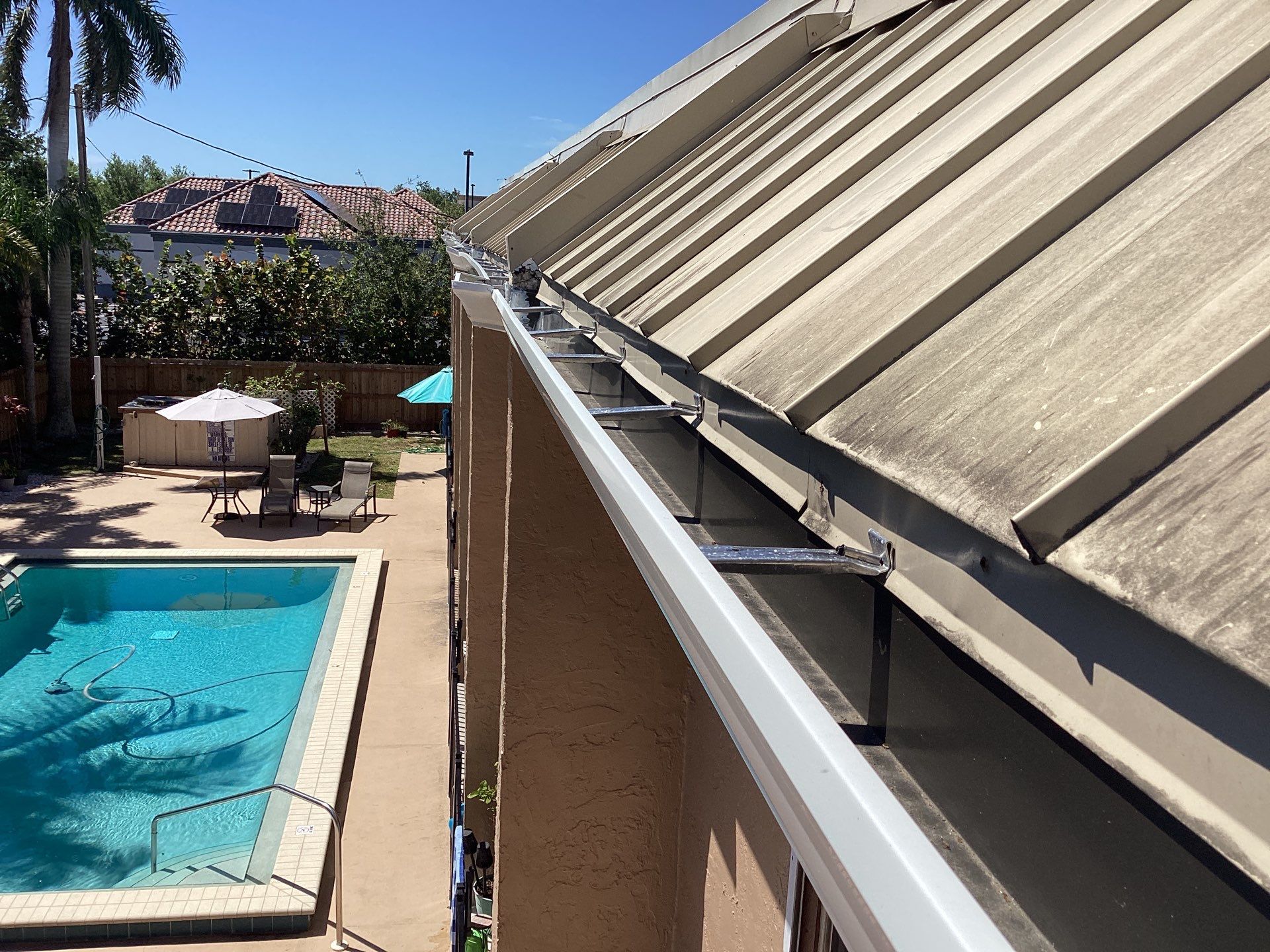 Custom K-Style Gutters Installation in Cape Coral FL by Gutter Professors