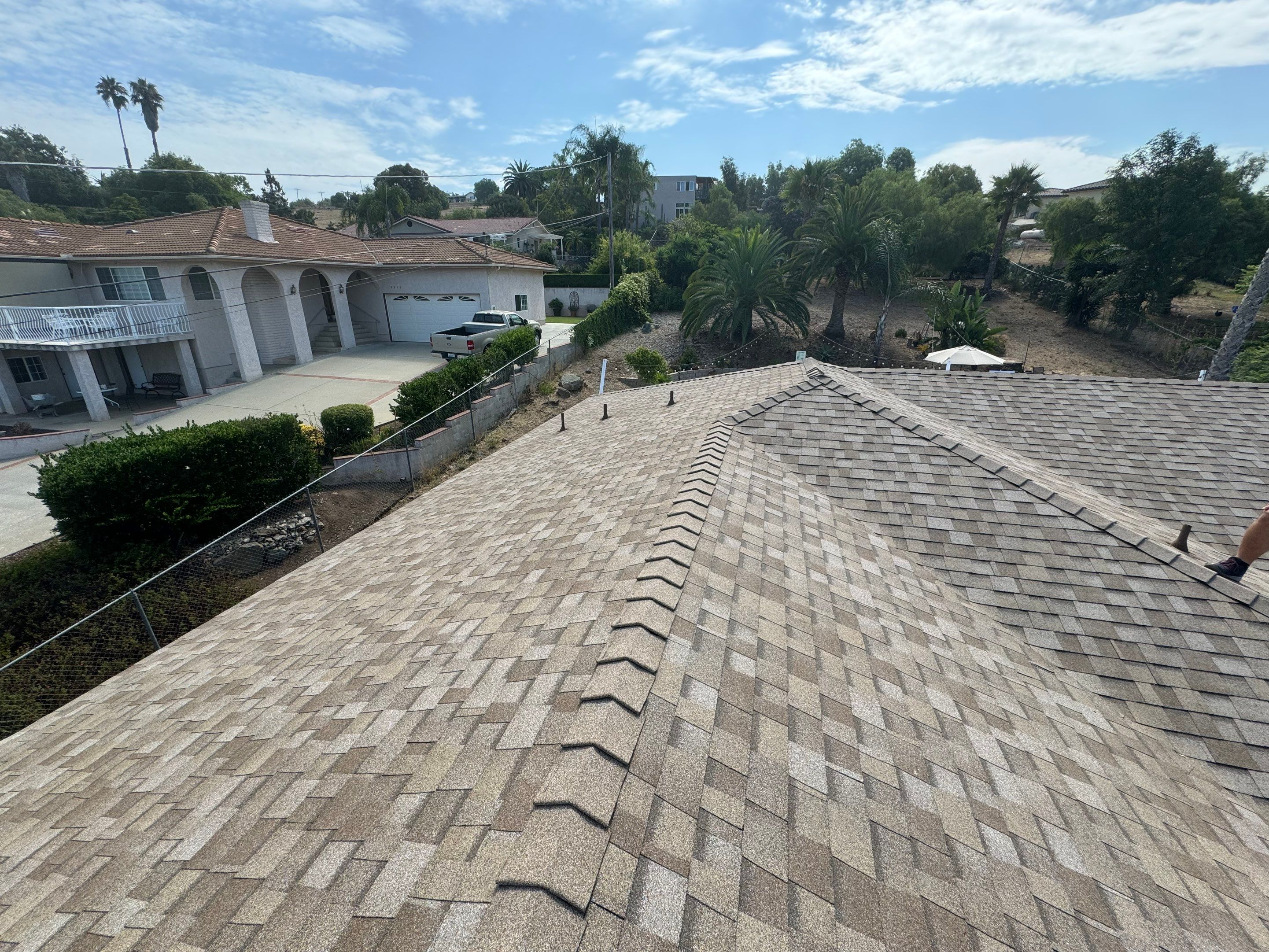 Vista, CA | Shingle Roof Replacement with Structural Wood Repairs and Solar Attic Ventilation by Zenith Roofing Services