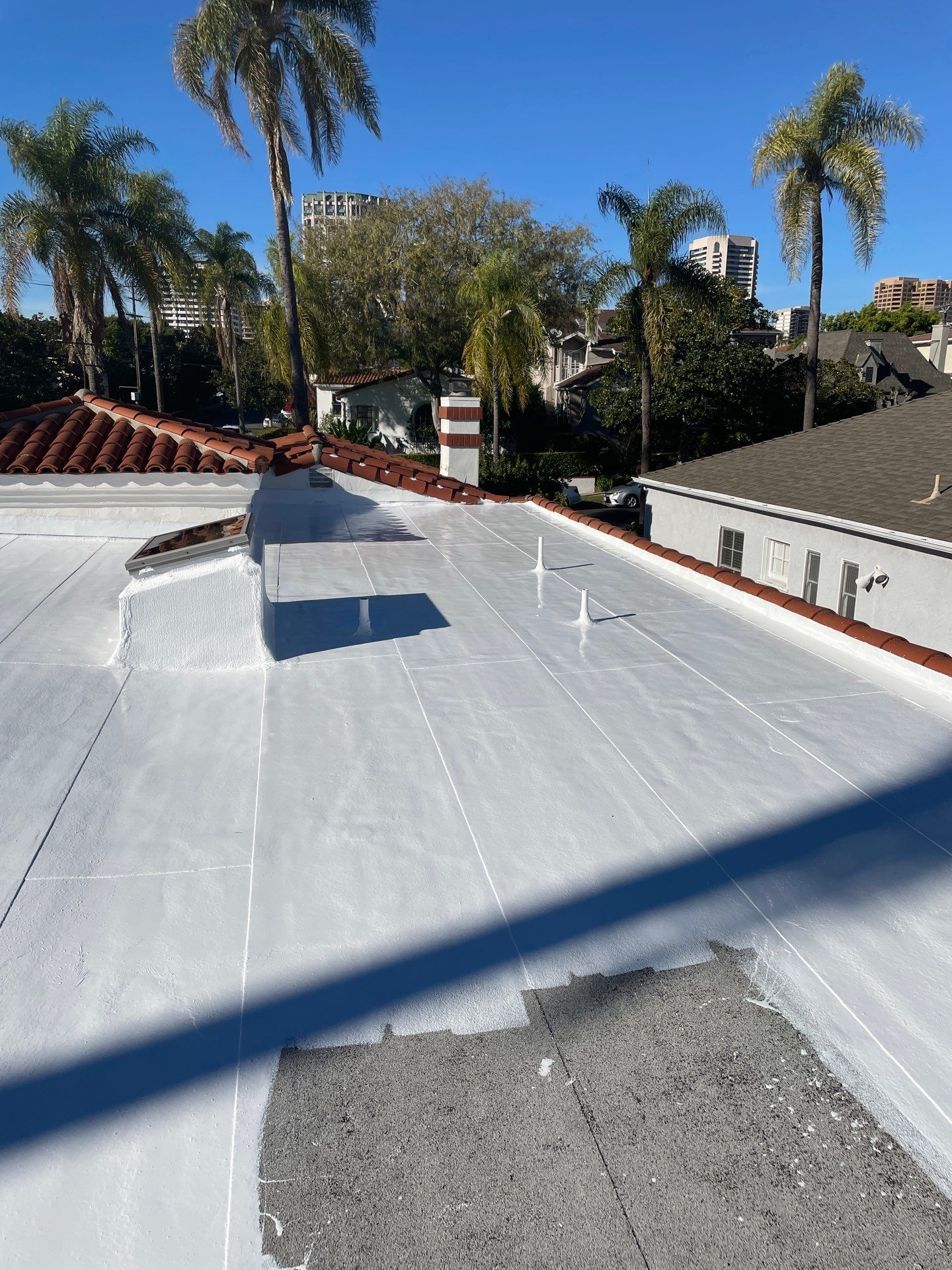 Residential Silicone Coating Project  by Hull Brothers Roofing