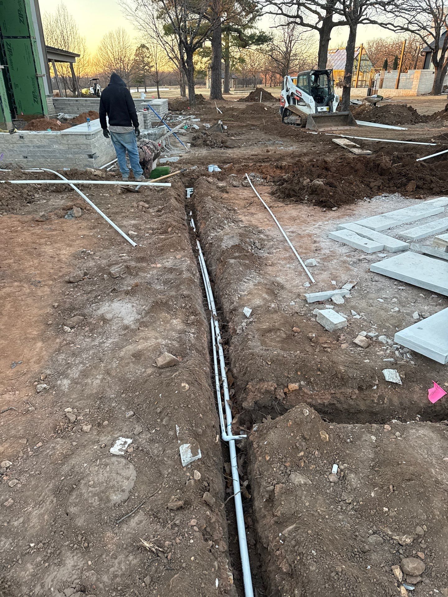 Project in Bixby, OK New construction  by BA Lawns and Landscaping LLC 