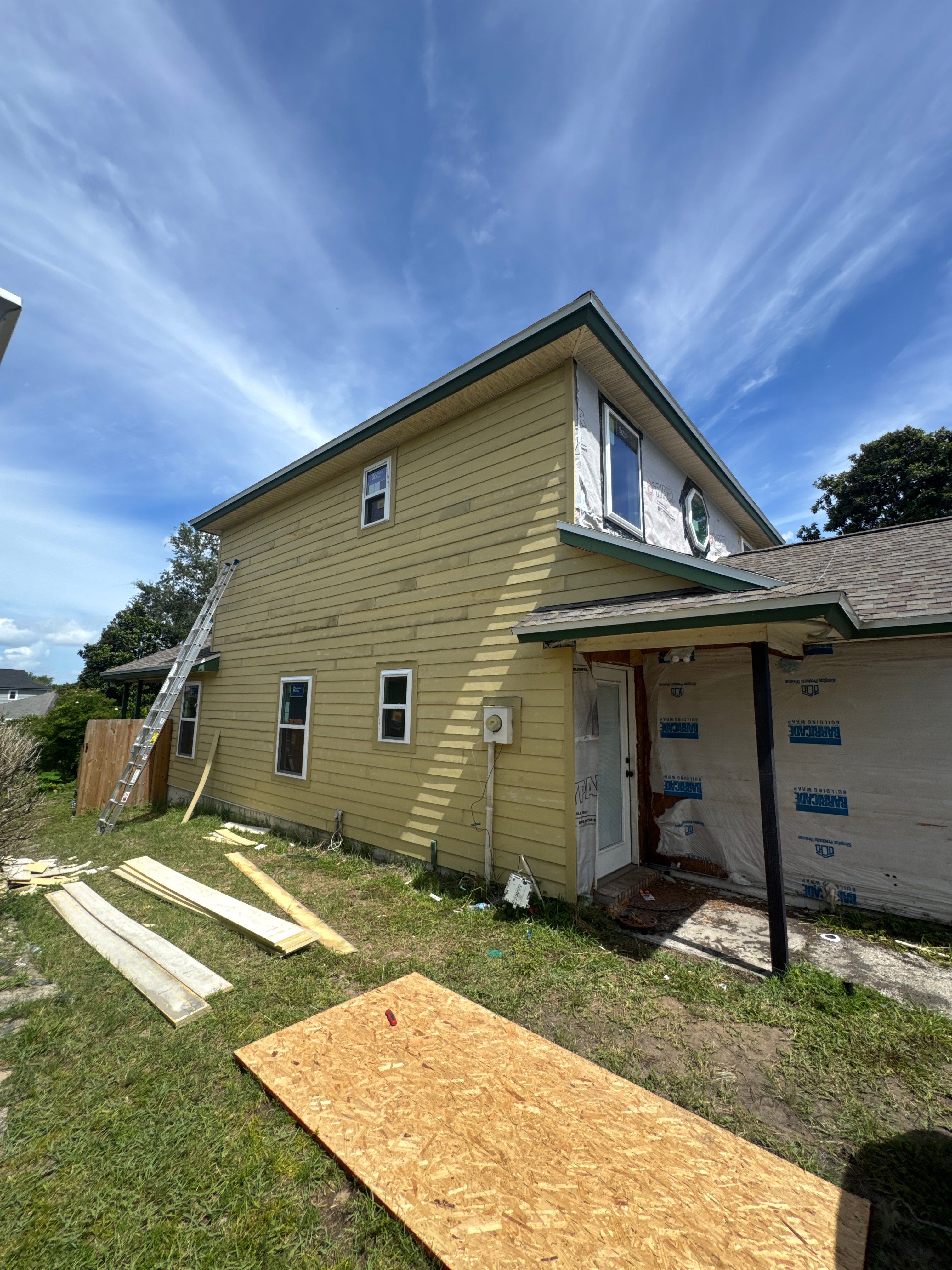 Full Exterior Renovation and Siding Installation in Jacksonville Beach by Colorwise Painting