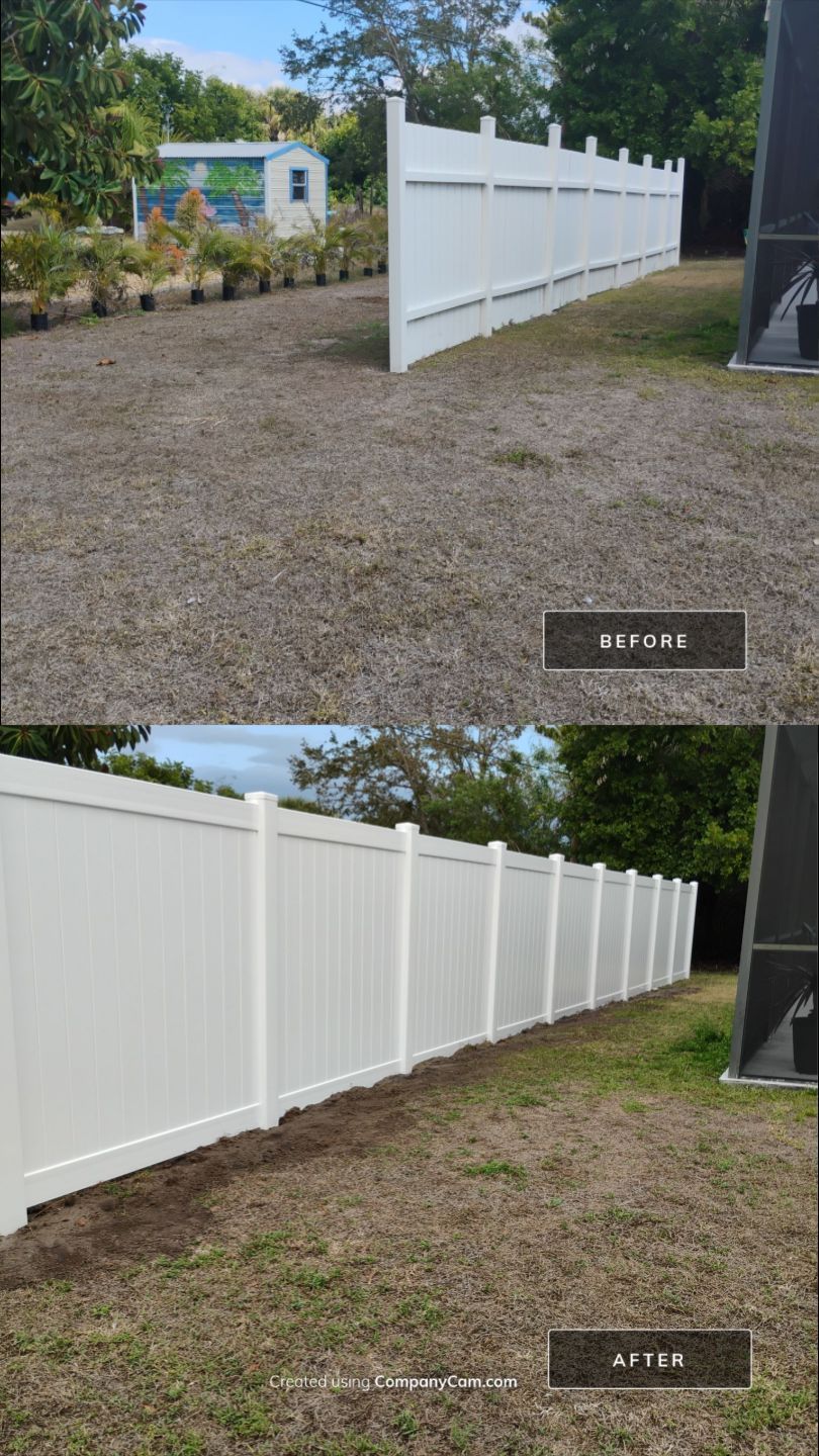 Vinyl Install in Port Charlotte by True Fence LLC
