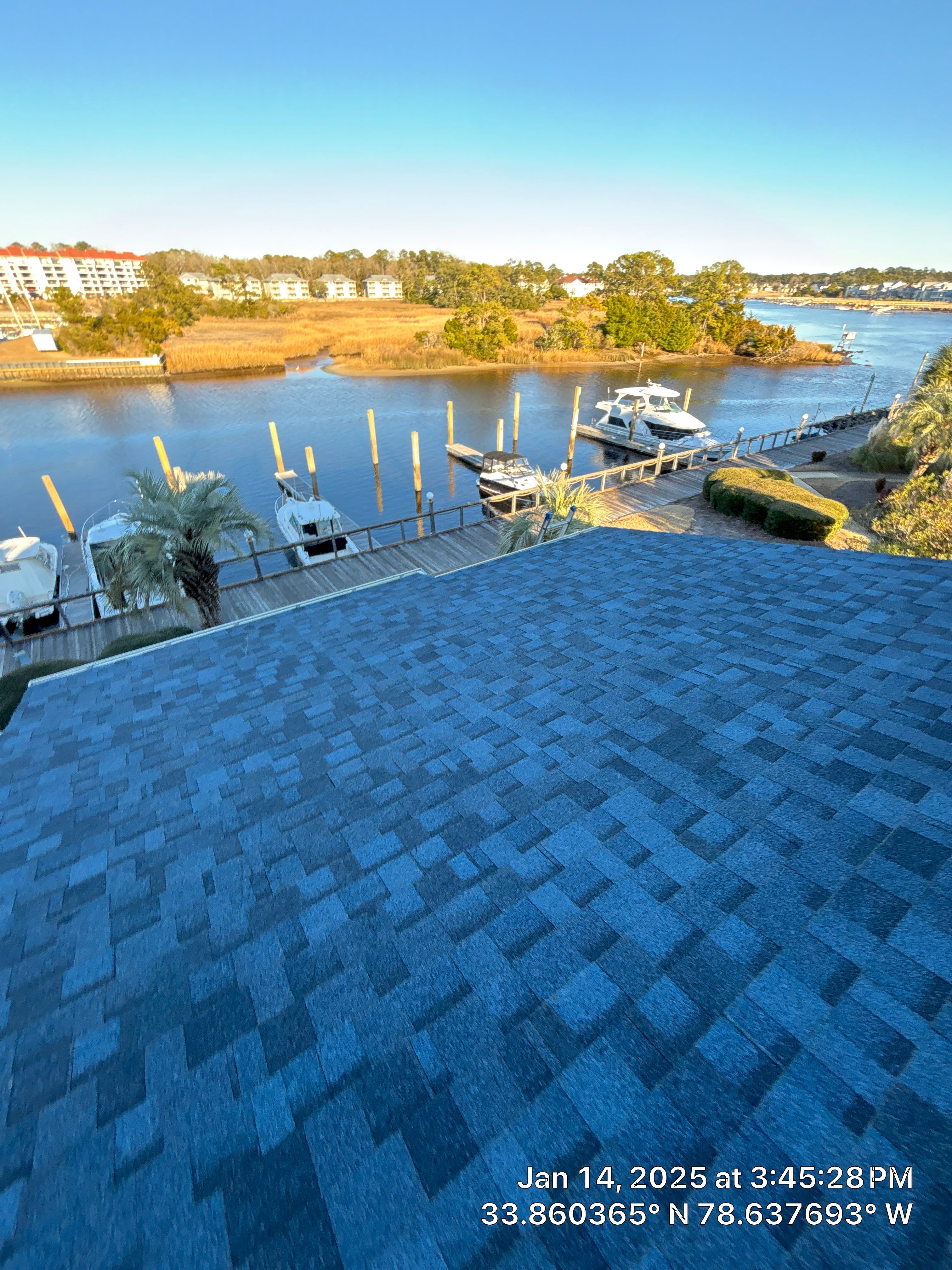 IKO Dynasty - Atlantic Blue by Linta Roofing