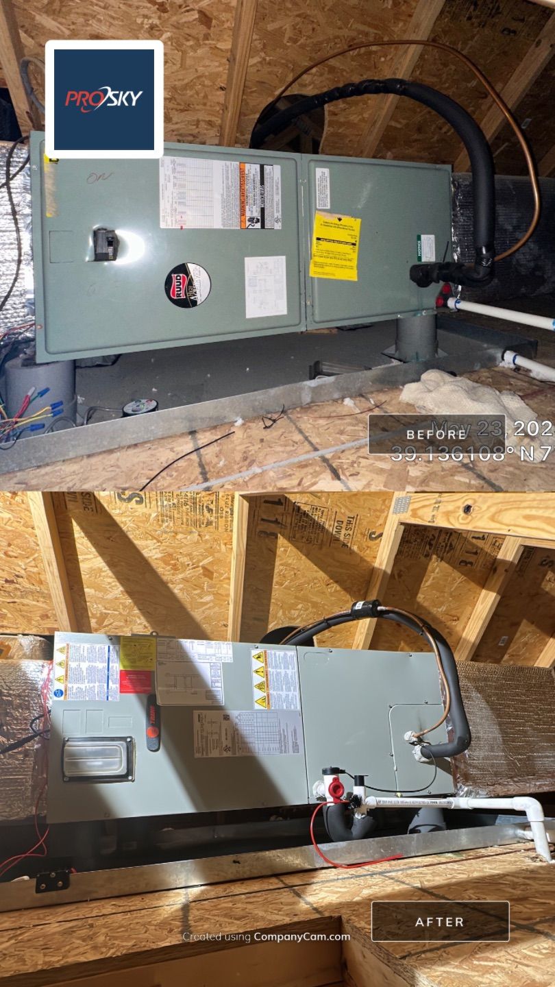 Heat Pump Replacement using Trane by Pro Sky Services