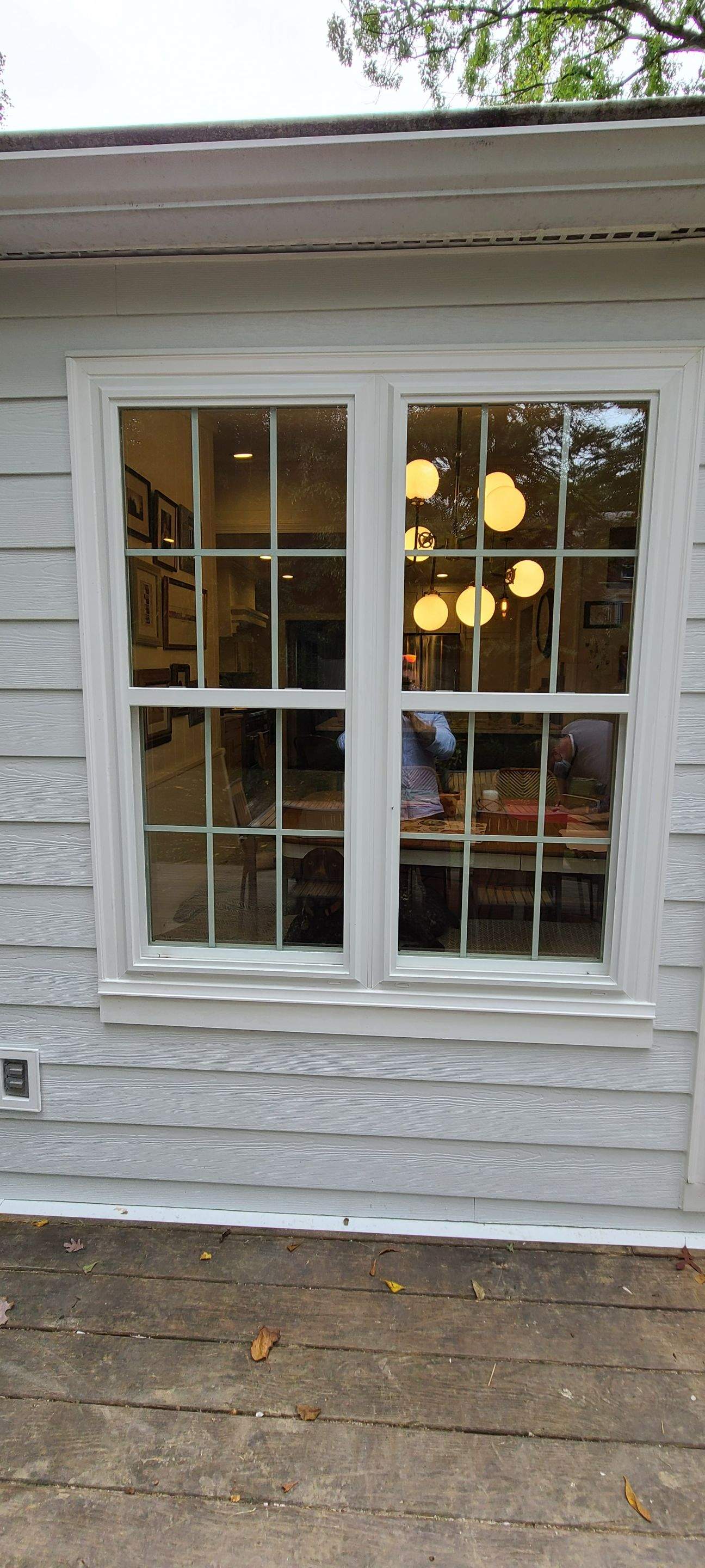 James Hardie porch siding install with custom PVC Trim by Window Depot of Annapolis
