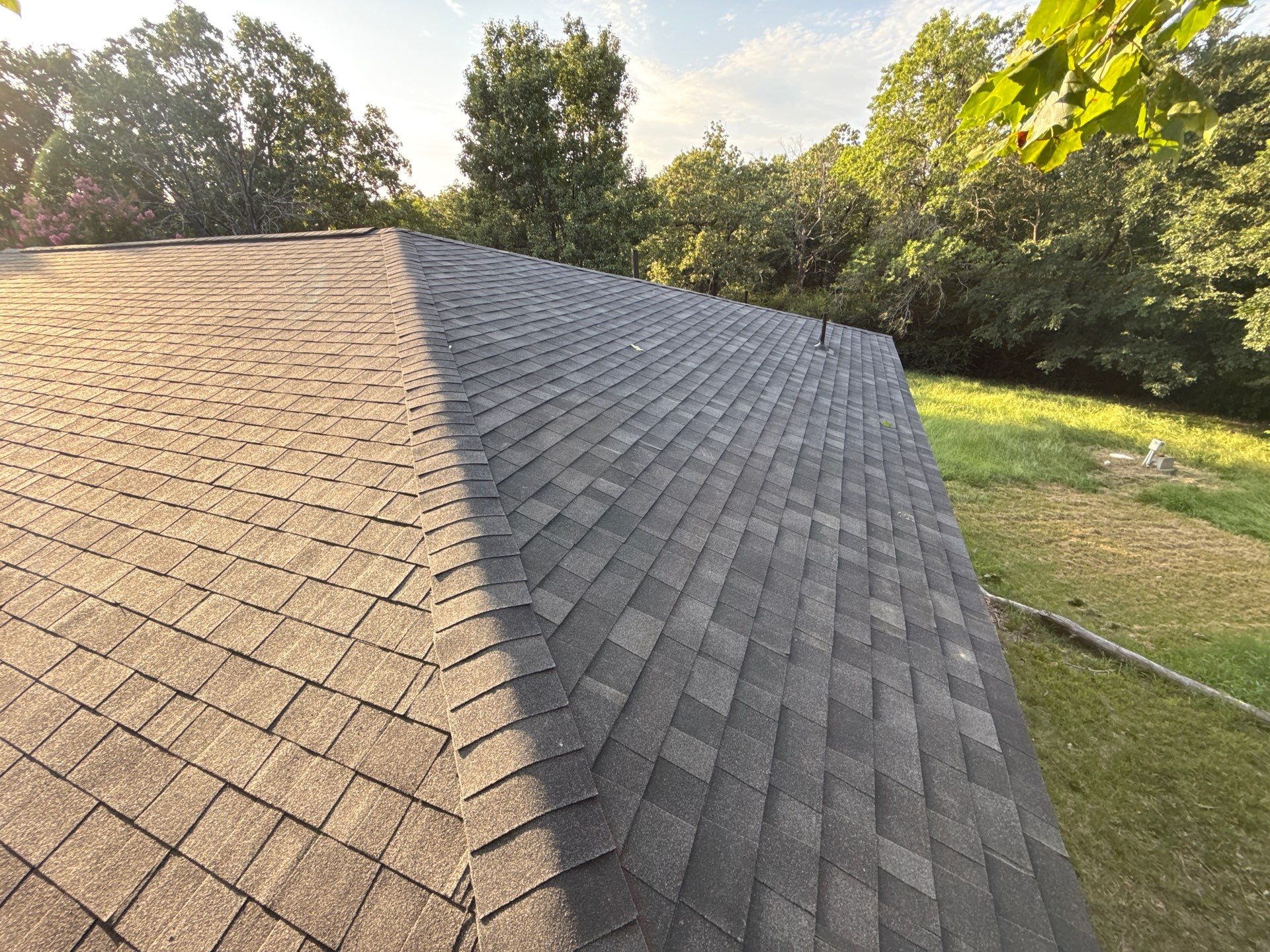 2 layers tear off & installation of new architectural shingles. by In & Out Construction & Remodeling, LLC