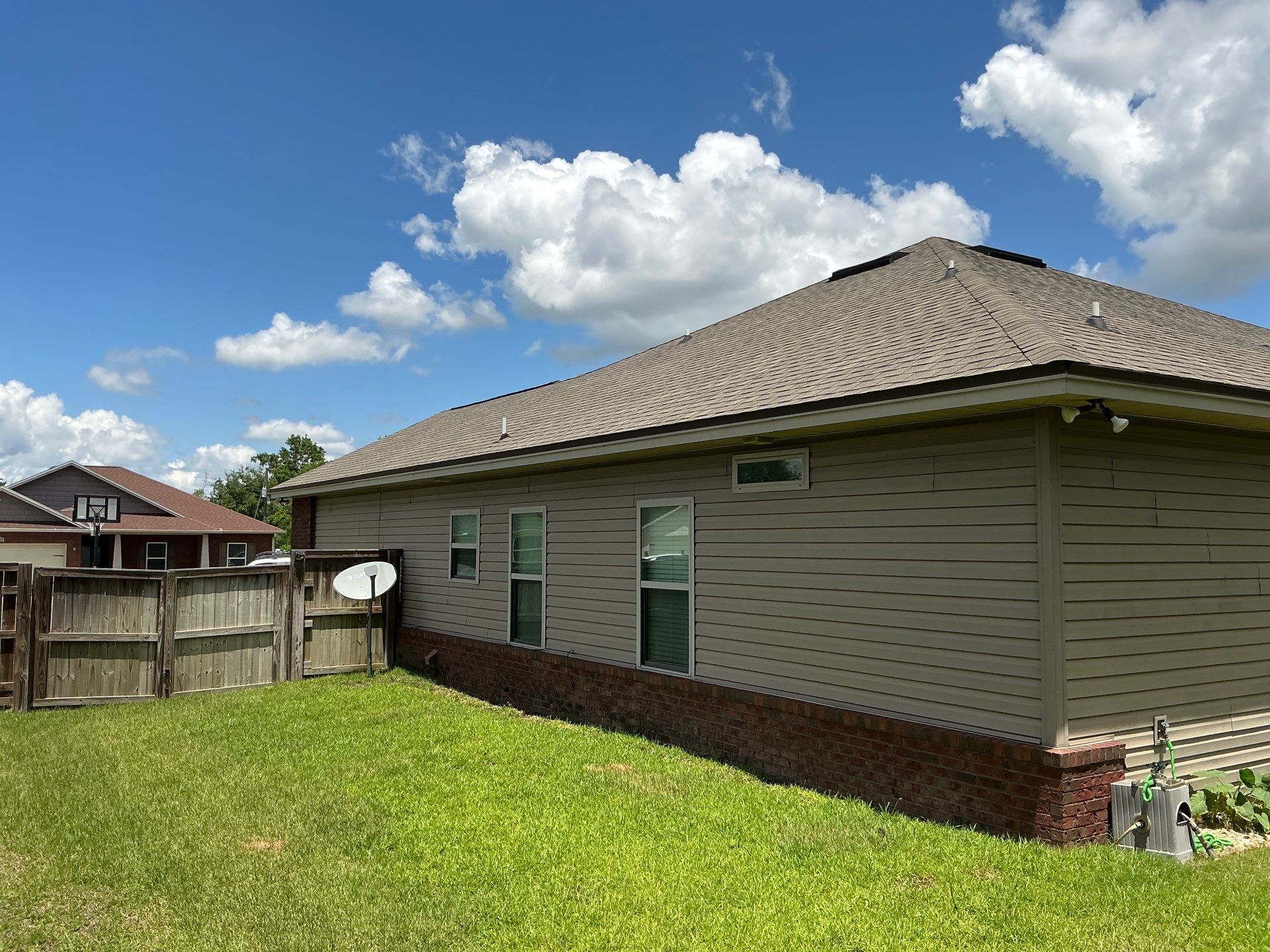 Premium K-Style Seamless Gutters in Panama City FL by Gutter Professors