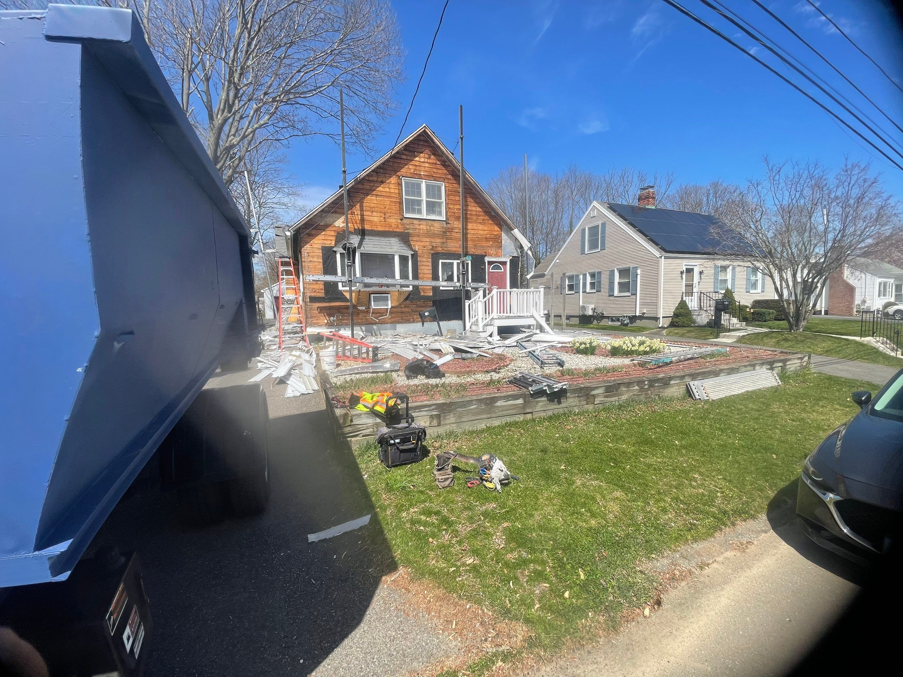 Siding Installation using Certainteed Monogram Granite Gray by A Plus Exterior
