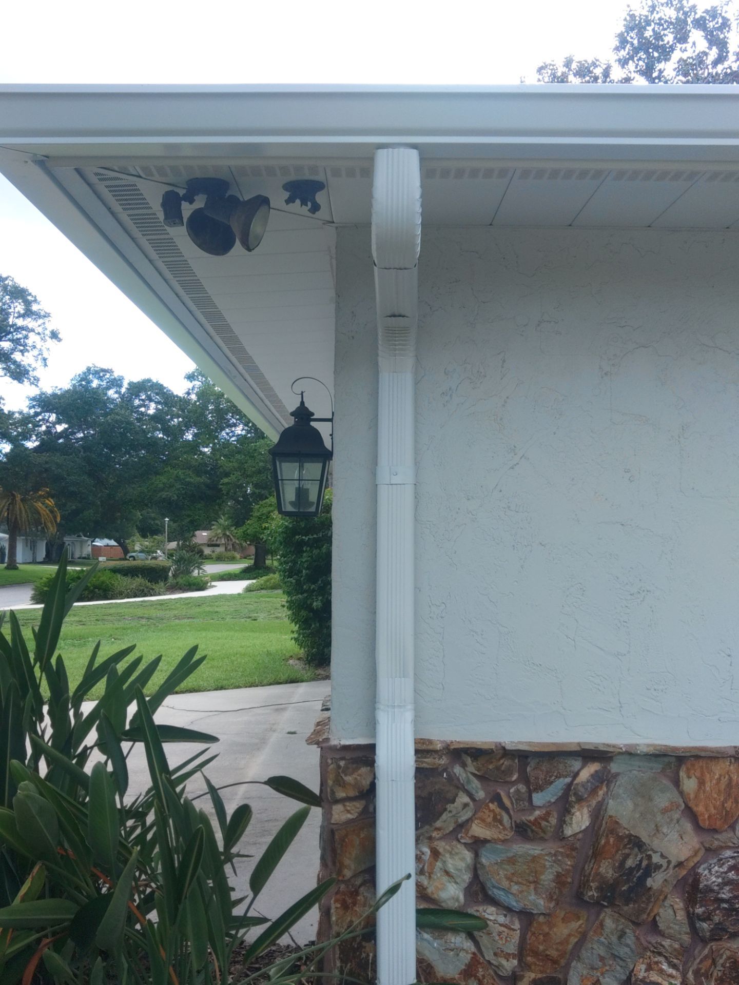Leaf Guard System Installation in Sarasota FL by Gutter Professors