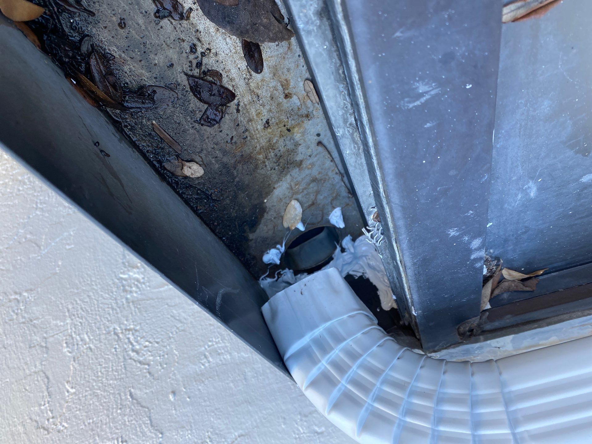 Gutter cleaning all buildings are the same for 6 units in Fort Myers FL by Gutter Professors