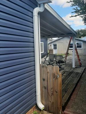 Gutter Installation using K-Style Seamless Gutters