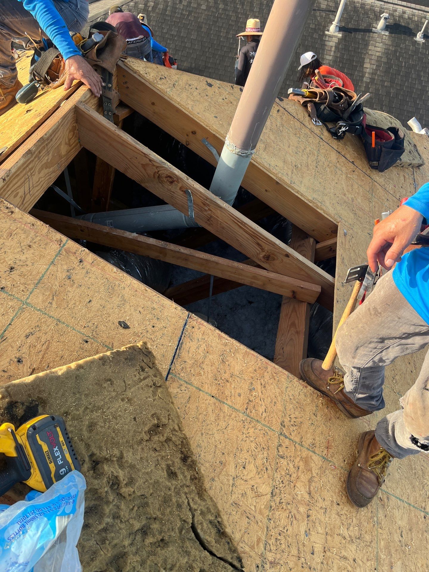 Residential Roofing Installation using Owen's Corning Duration (Lifetime) Shingles by Roof Repair Company