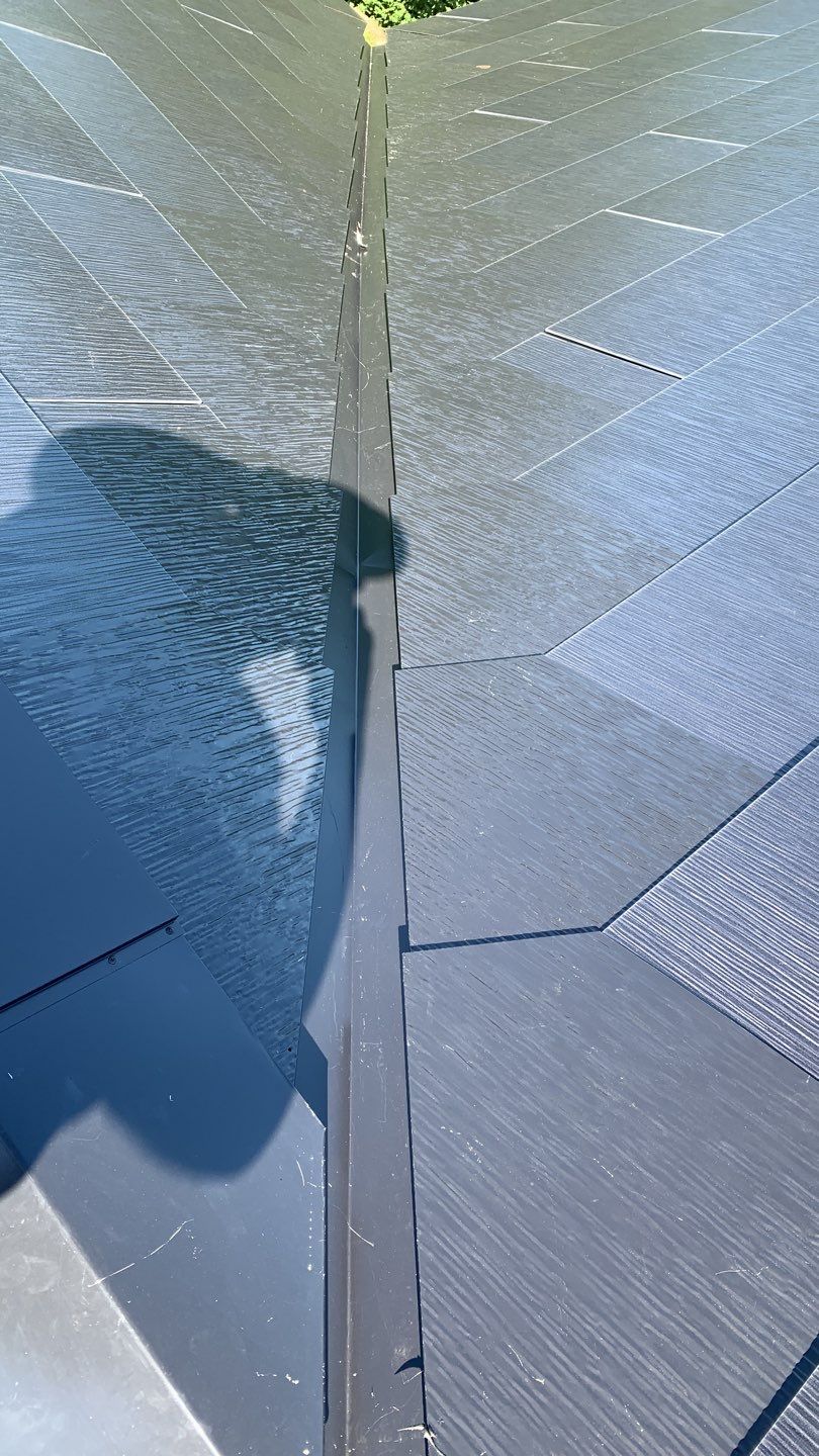 Tesla Solar Roof Replacement using Tesla Solar Roof V3 tiles by American Home Contractors