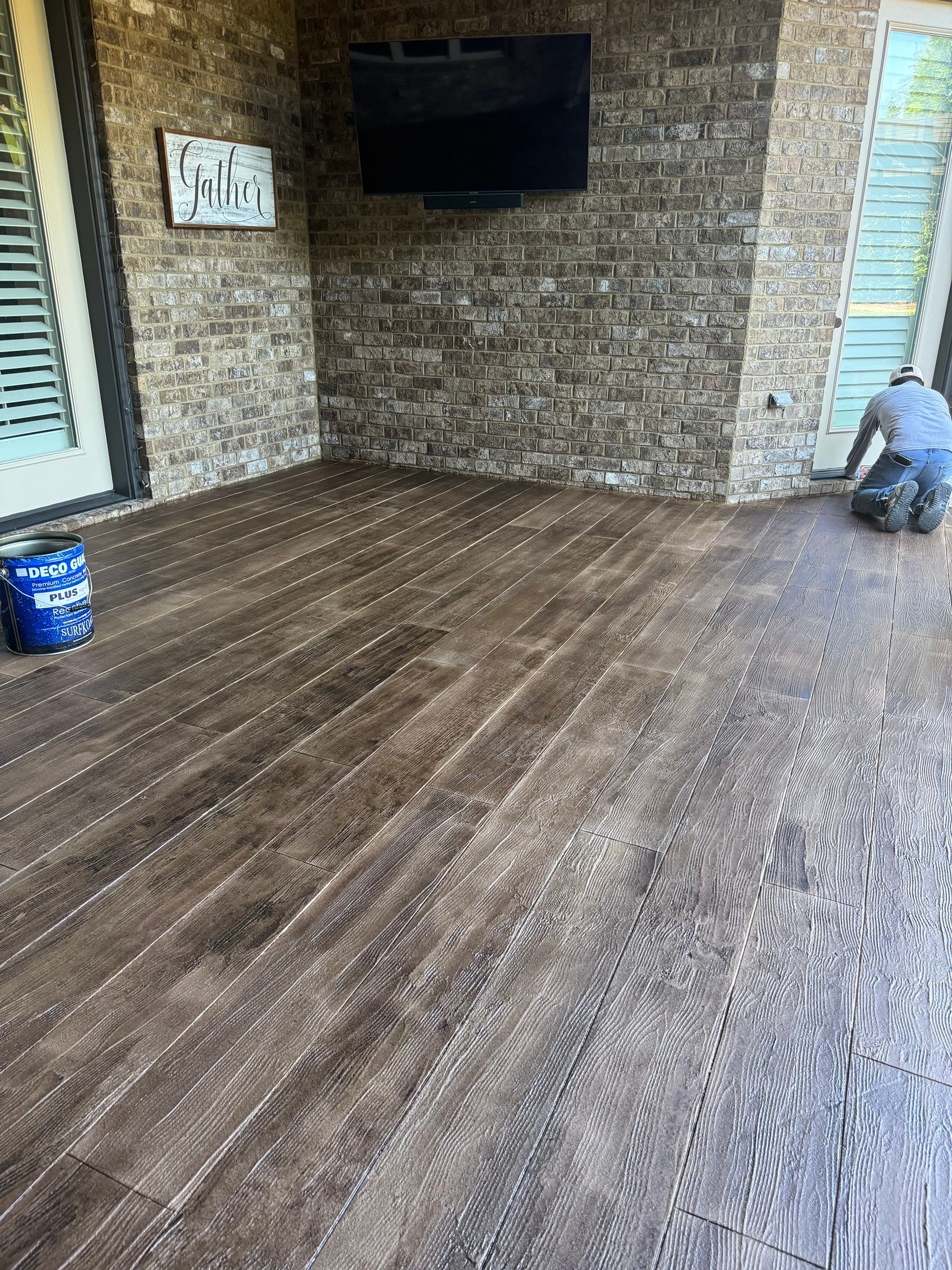 Project in Thompson's Station by Mecham Decorative Concrete