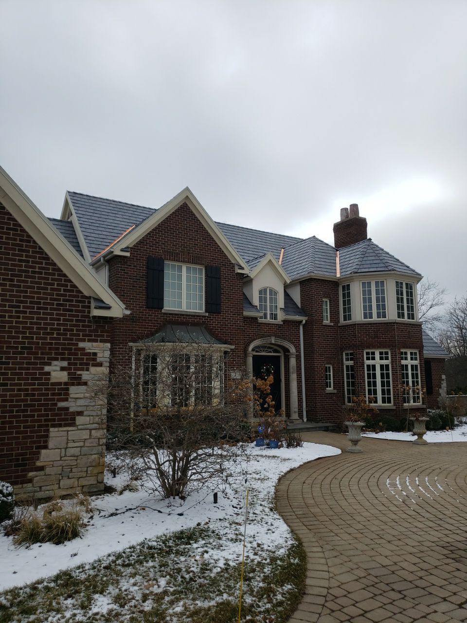 DaVinci Bellaforte Slate Installation with Copper Valleys by Custom Installations, Inc.