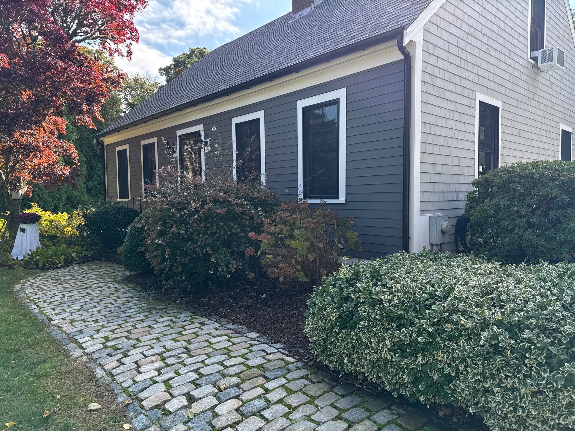 6" Half Round Aluminum Gutter Install in Chatham Ma by Gutter Pro Enterprises
