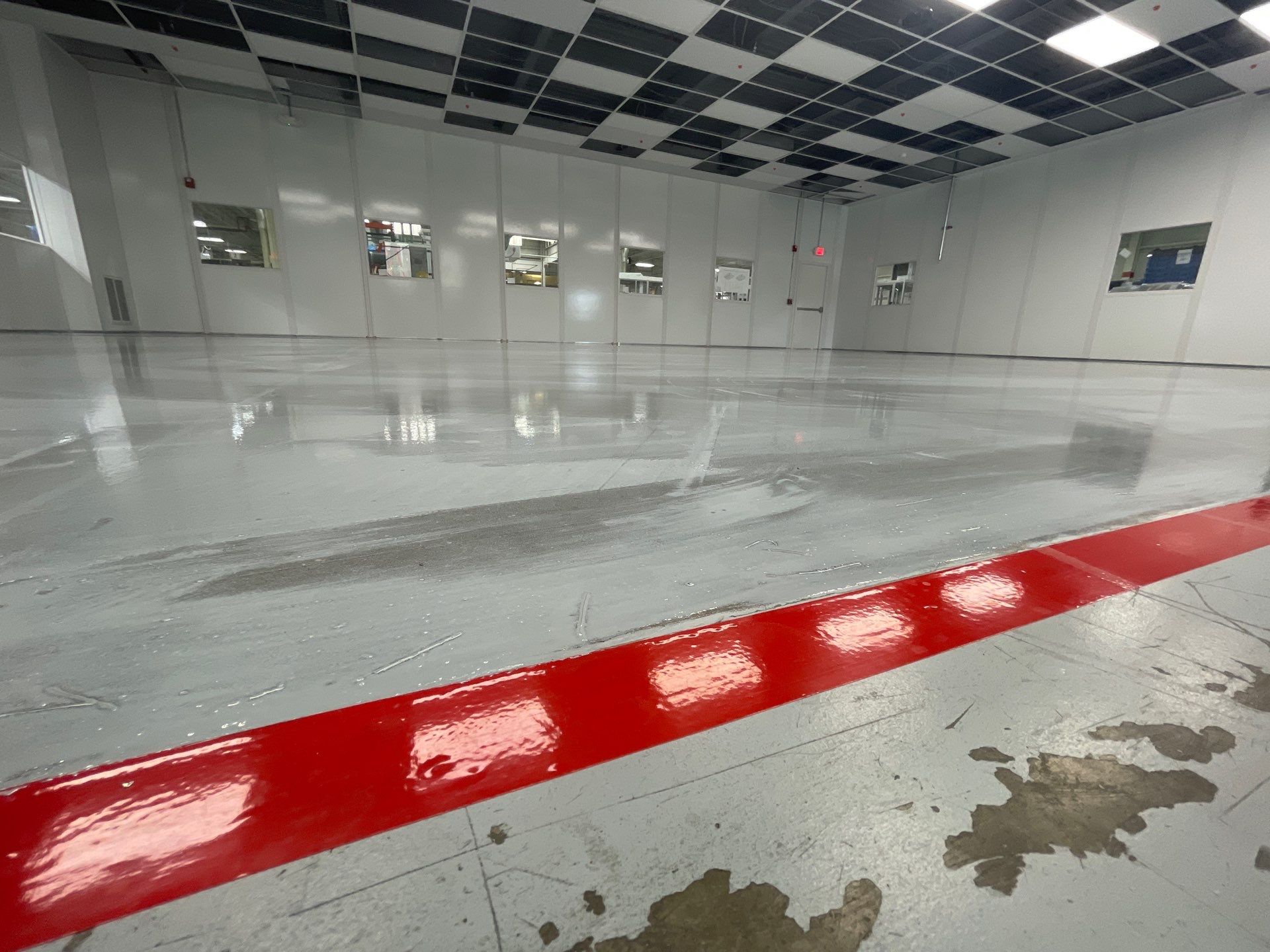 Precision ESD Epoxy Floor Installation – 1,800 Sq. Ft. Industrial Space by Gordon Painting