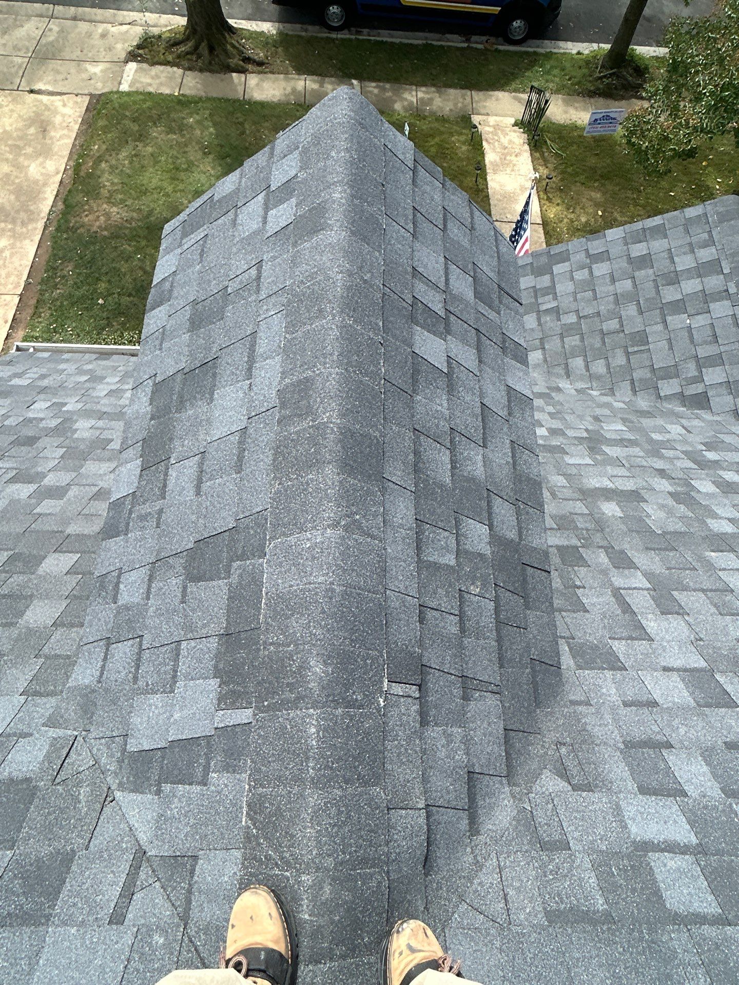 Arlington: Roof Replacement with CertainTeed Landmark Pro Designer Shingles in Max Def Moire Black by RM Banning, Inc.