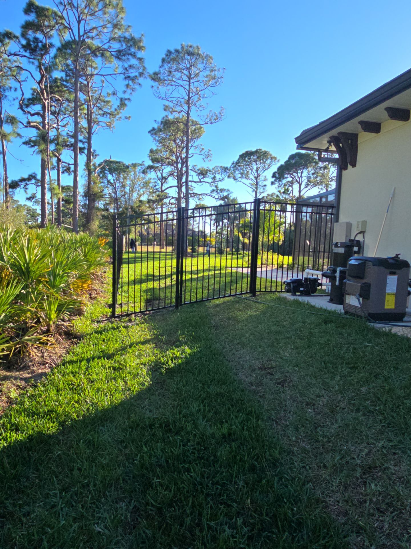 6' Commercial Aluminum Fence in Englewood by True Fence LLC