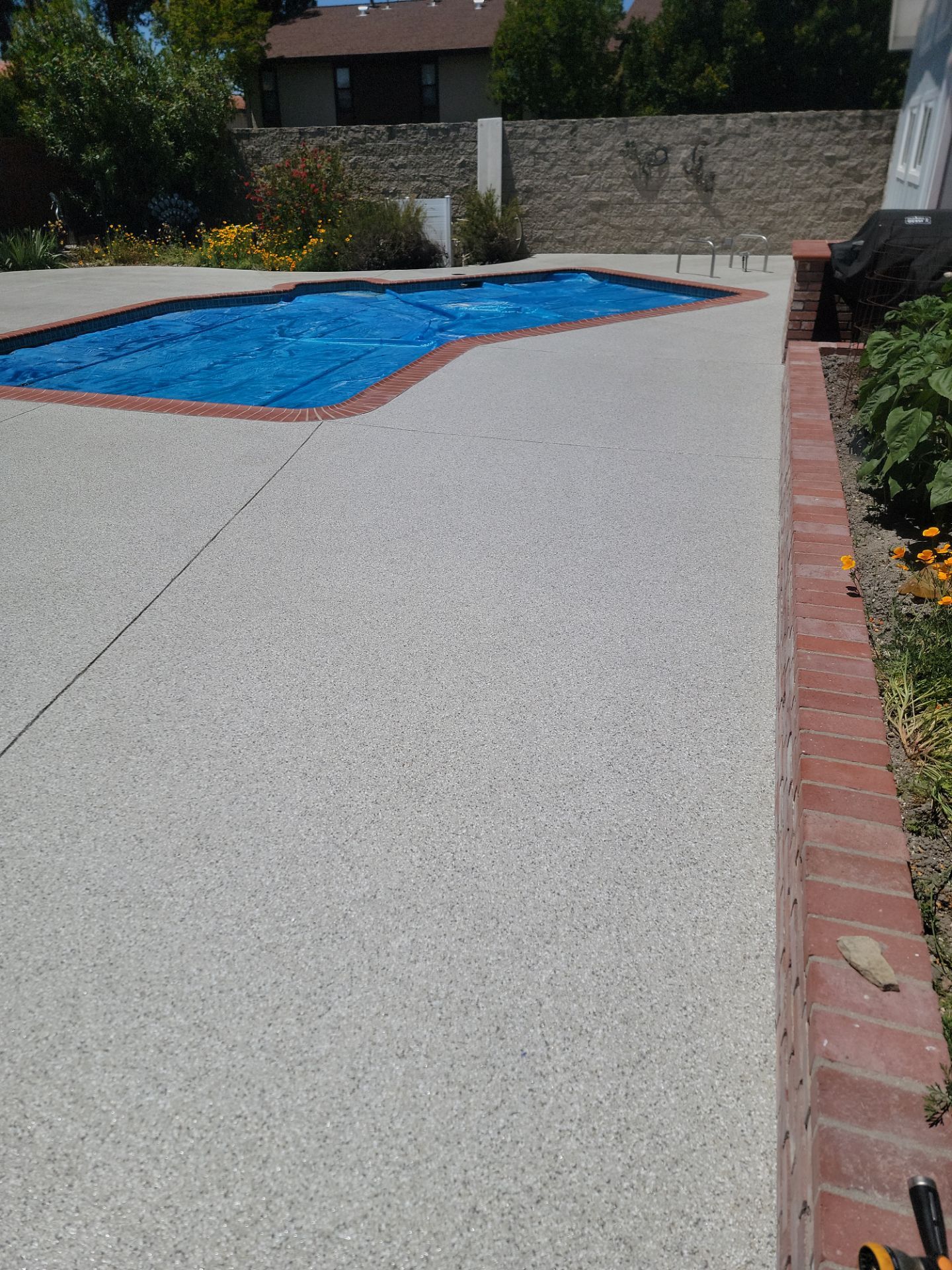 Custom Penntek Mount Everest Coating for Atascadero Pool Deck by MGP Coatings