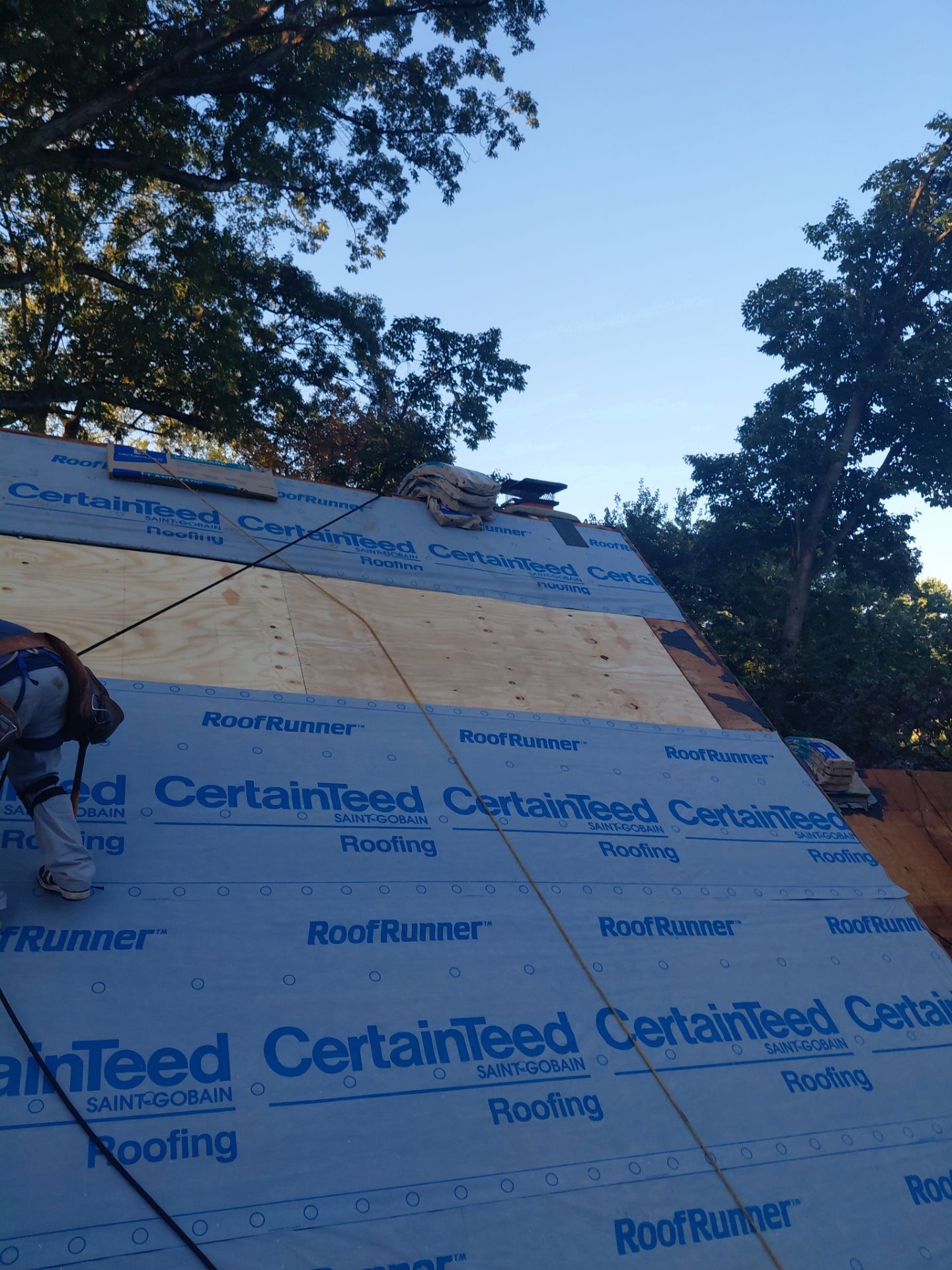 Falls Church: Residential Roof Replacement with CertainTeed Landmark in Moire Black  by RM Banning, Inc.
