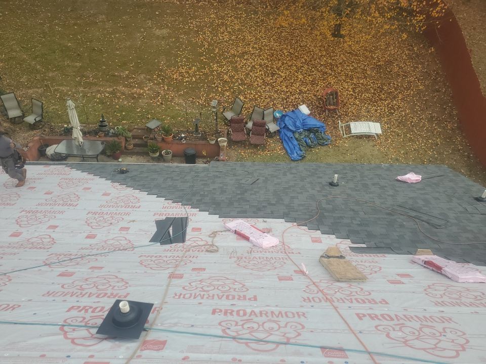 Residential Roofing Installation using Owens Corning by Inspector Roofing and Restoration