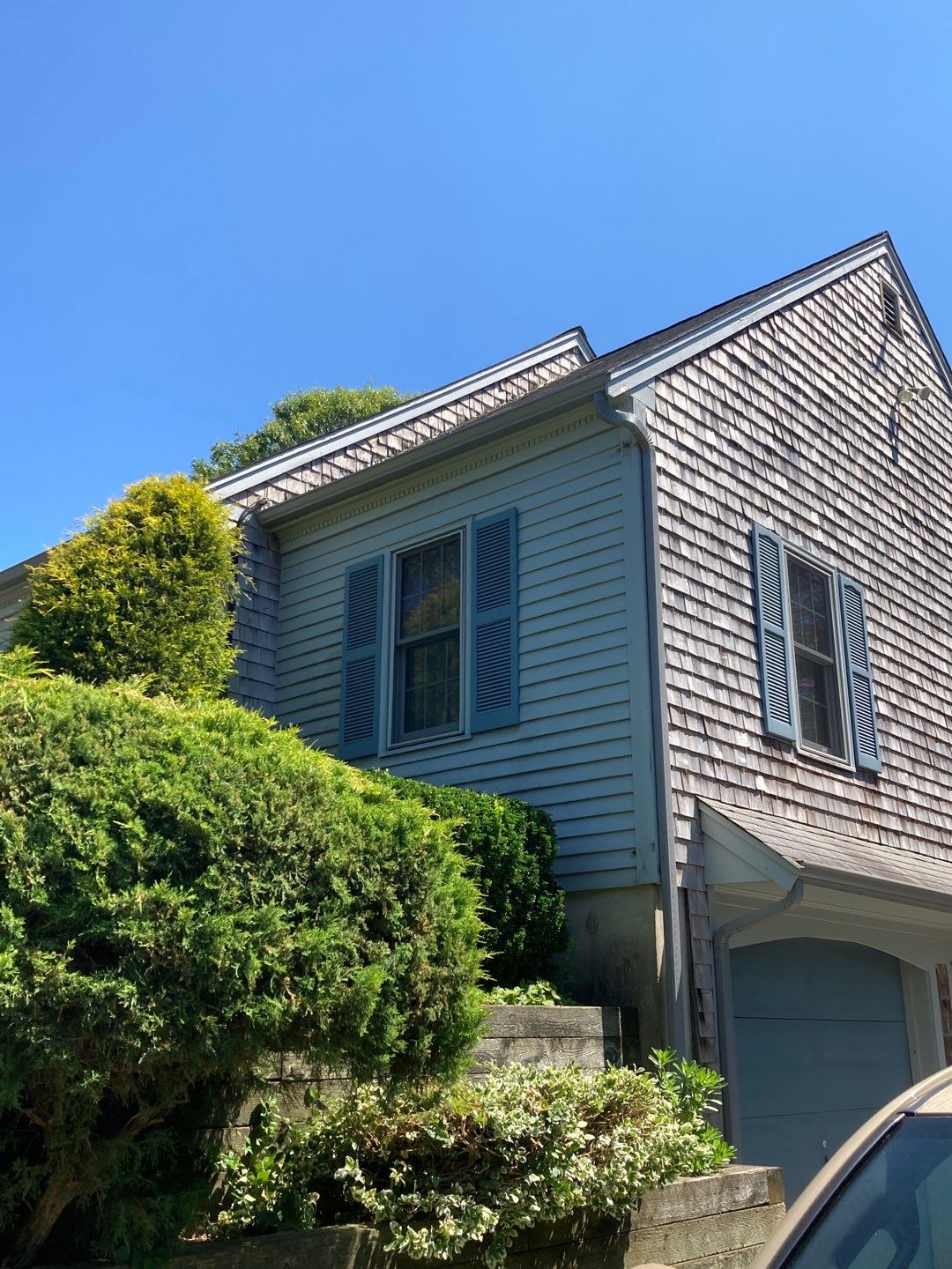 Yarmouth Port Gutter Installation using 5" K-Style Aluminum Gutter by Gutter Pro Enterprises