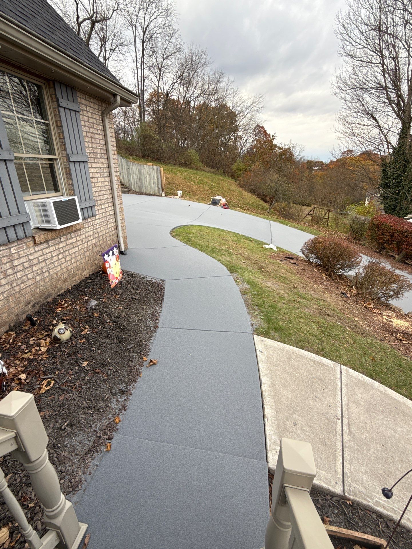 Steep Driveway Project in Sarver by Floors in a Day, Inc