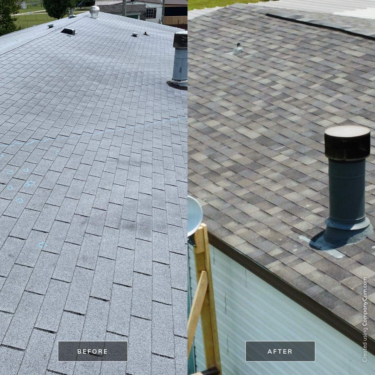Residential Roofing Installation using ATLAS Pinnacle Pristine Shingles by Harvey Roofing & Construction