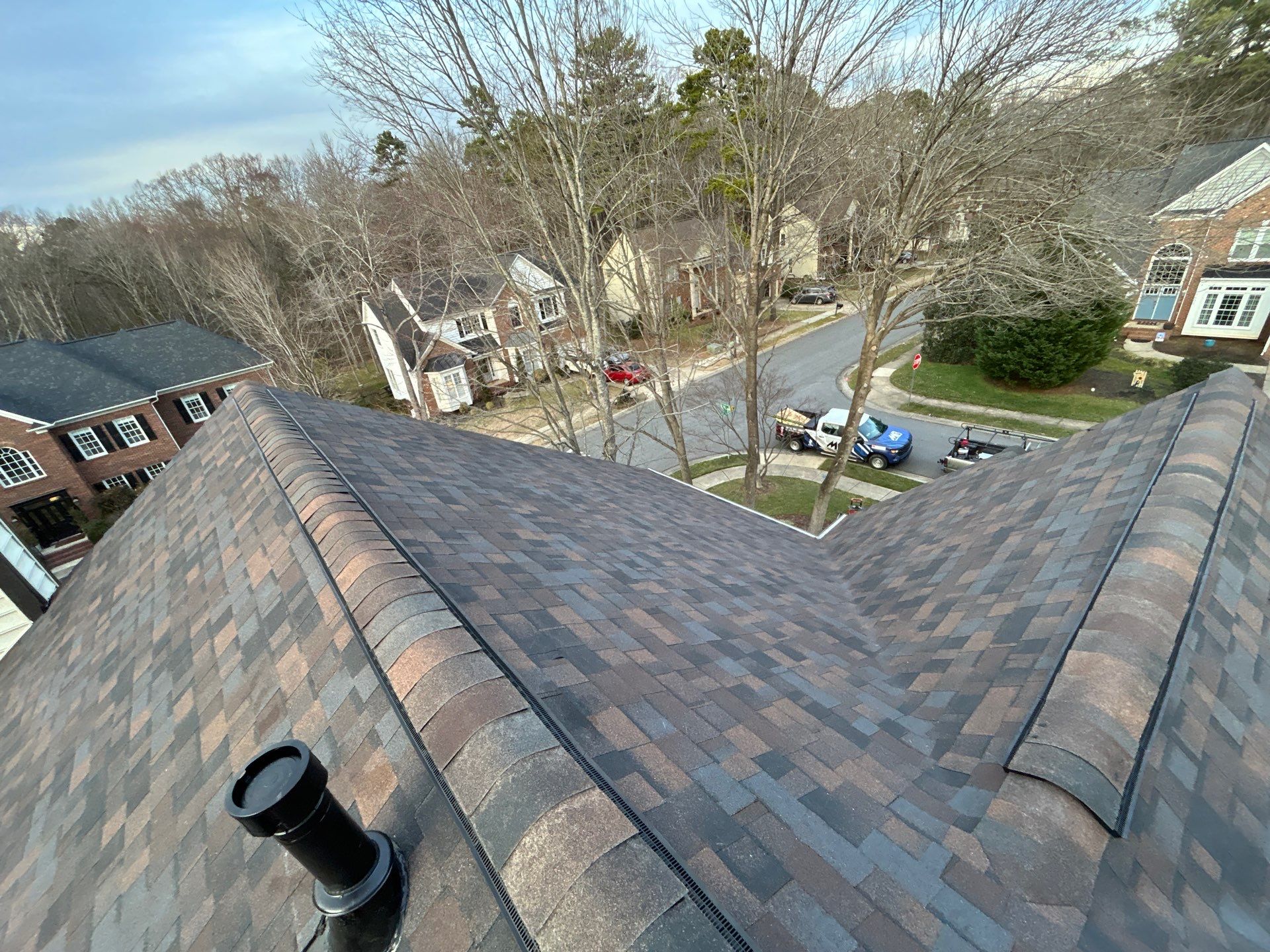 Owens Corning Duration Shingle Roof Replacement and Velux Skylight Installation in Charlotte by Merritt Roofing LLC
