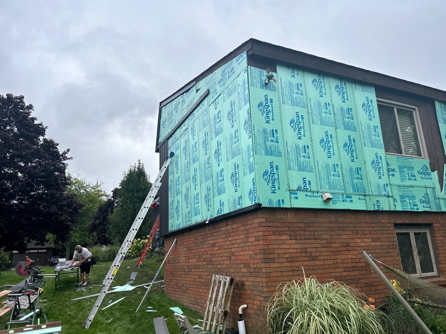 Siding Replacement using Alside 7" B&B by 180 Contractors