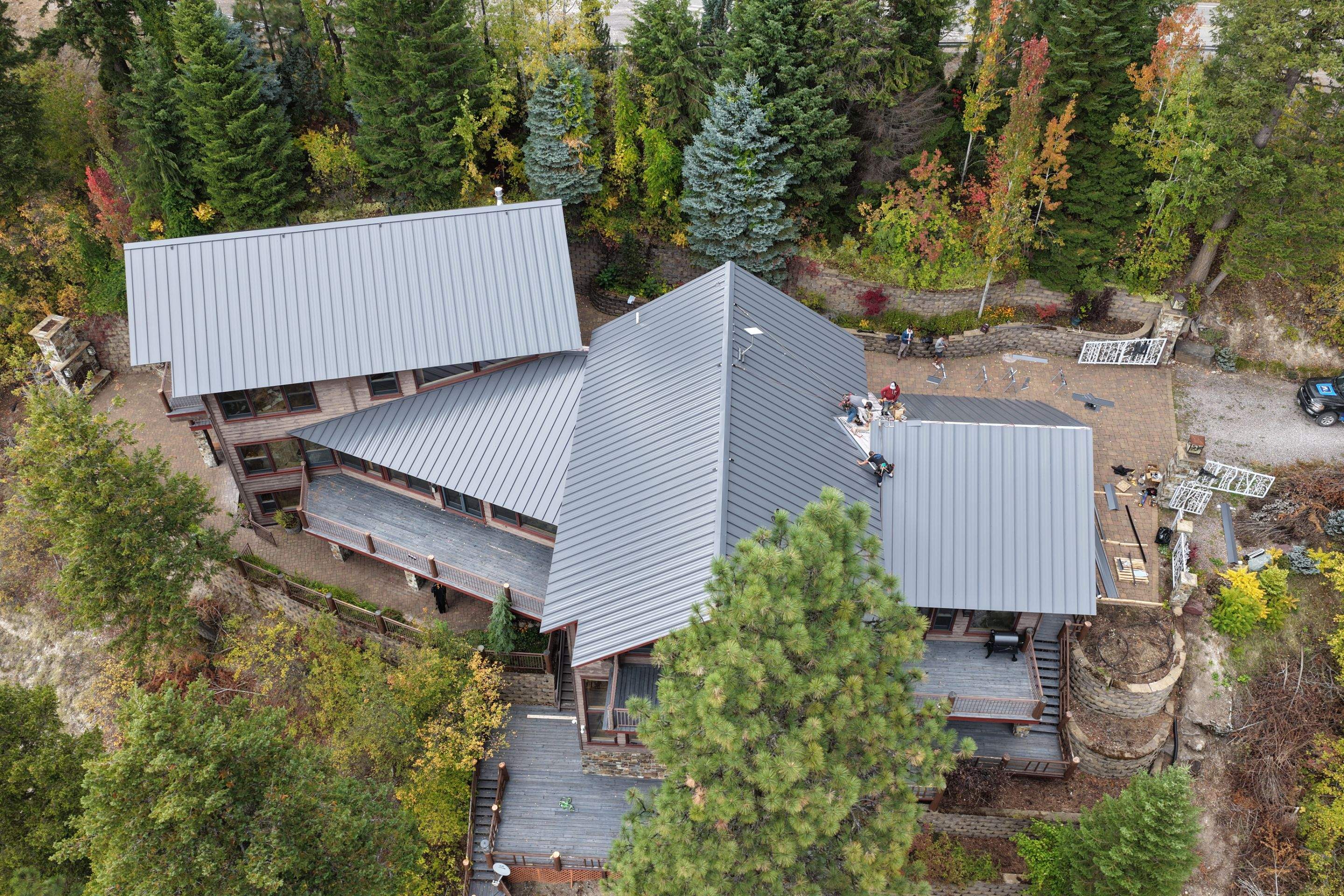 16" Mechanical - Dark Gray  by Montana Roofing Solutions