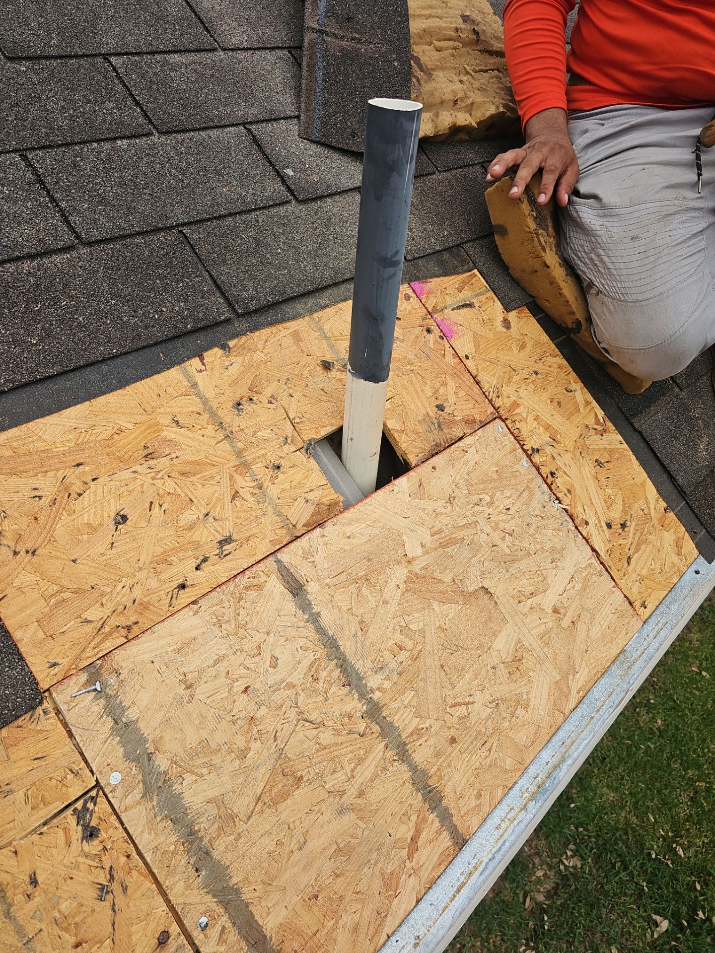 Hail Damage using Owen's Corning Duration (Lifetime) Shingles by Roof Repair Services LLC