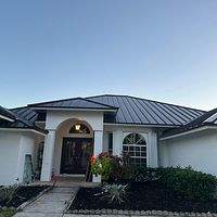 24ga 1.5" Mechanical Seam Mansard Brown  by Total Roofing System The Metal Roof Experts