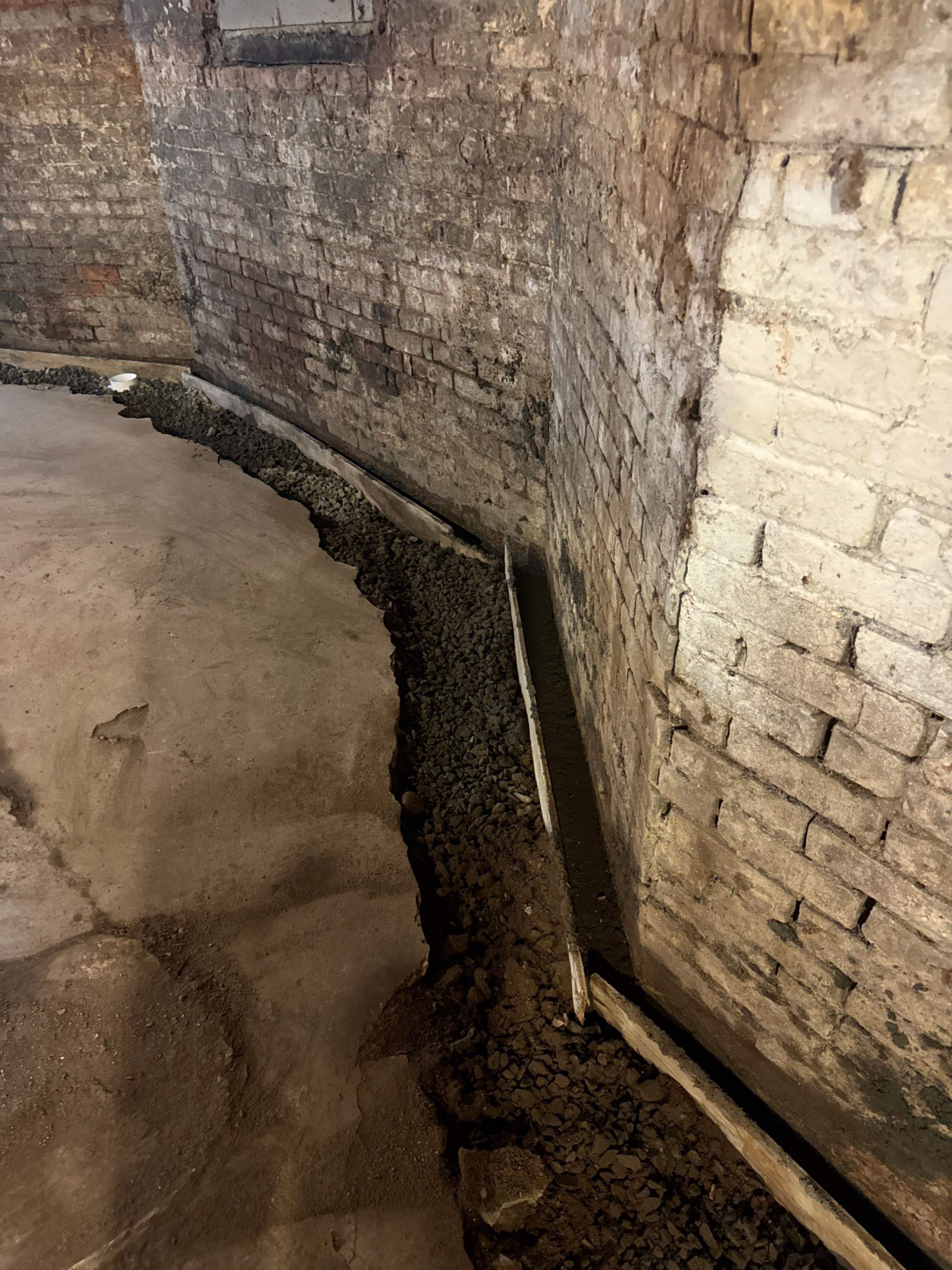 Interior French Drain & Wall Vapor Barrier in Newark, NJ  by Pure Service Pro, LLC 